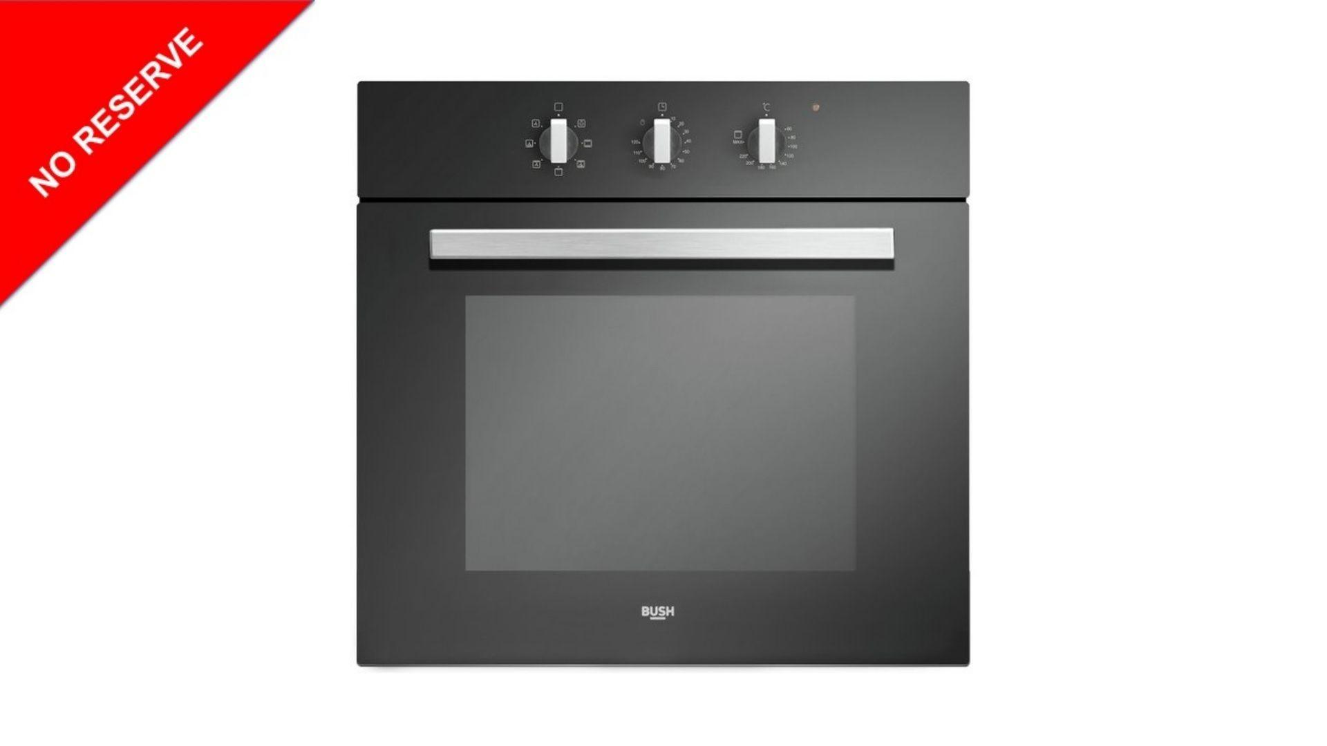 + VAT Grade A/B Bush BIBFOBA Built In Single Oven - 63 Litre Capacity - 6 Cooking Options - Fan