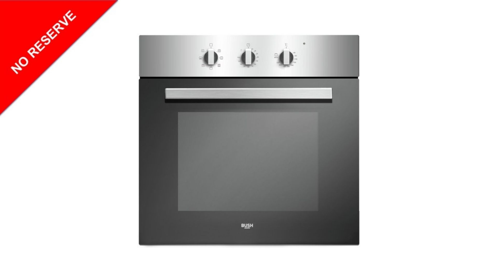 + VAT Grade A/B Bush BIBFOSA Built In Single Oven - 63 Litre Capacity - Easy Clean Enamel