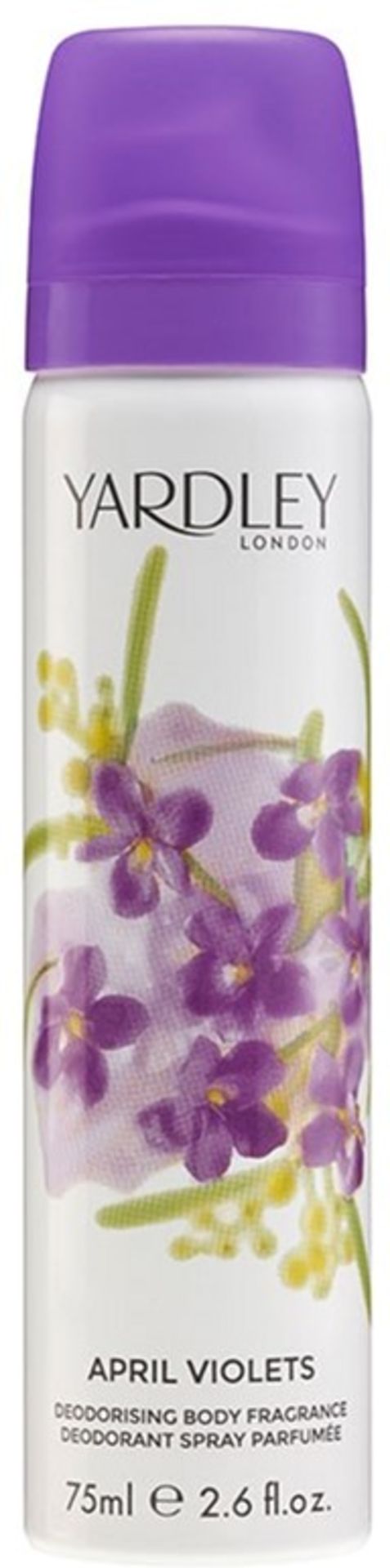 + VAT Brand New Yardley April Violets 75ml Body Spray