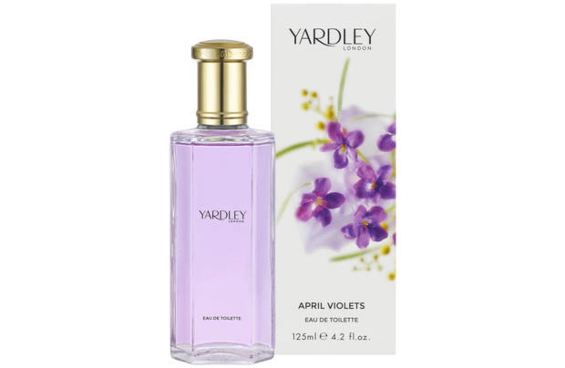 + VAT Brand New Yardley April Violets 125ml EDT Spray
