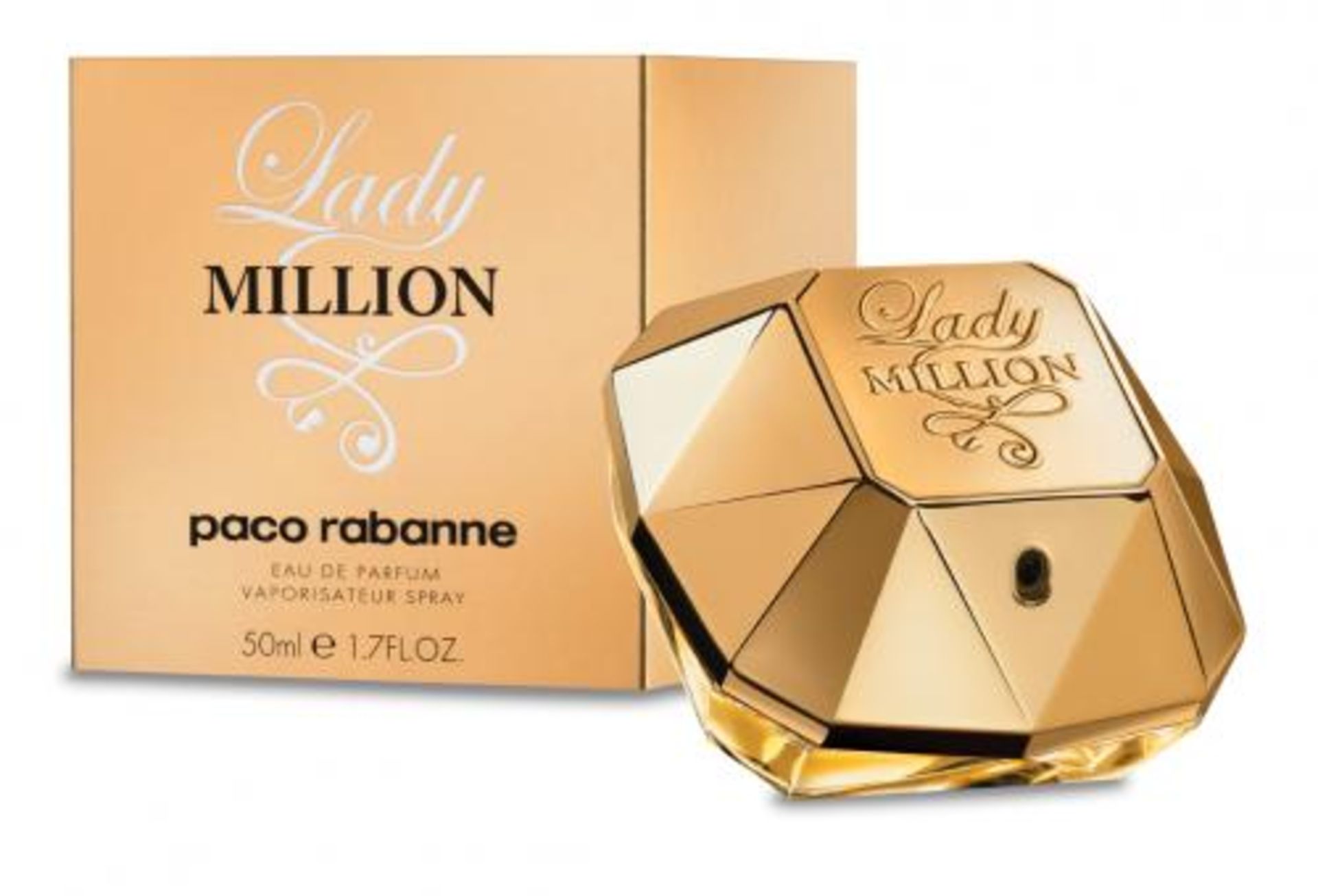 + VAT Brand New Paco Rabanne Lady Million 50ml EDP Spray