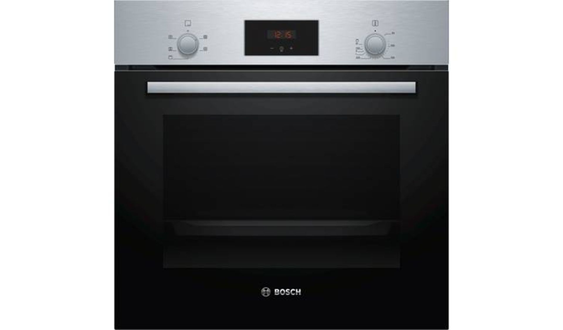 + VAT Grade A/B Bosch HHF113BR0B Built In Single Oven - Oven Capacity 66 Litres - Easy Clean