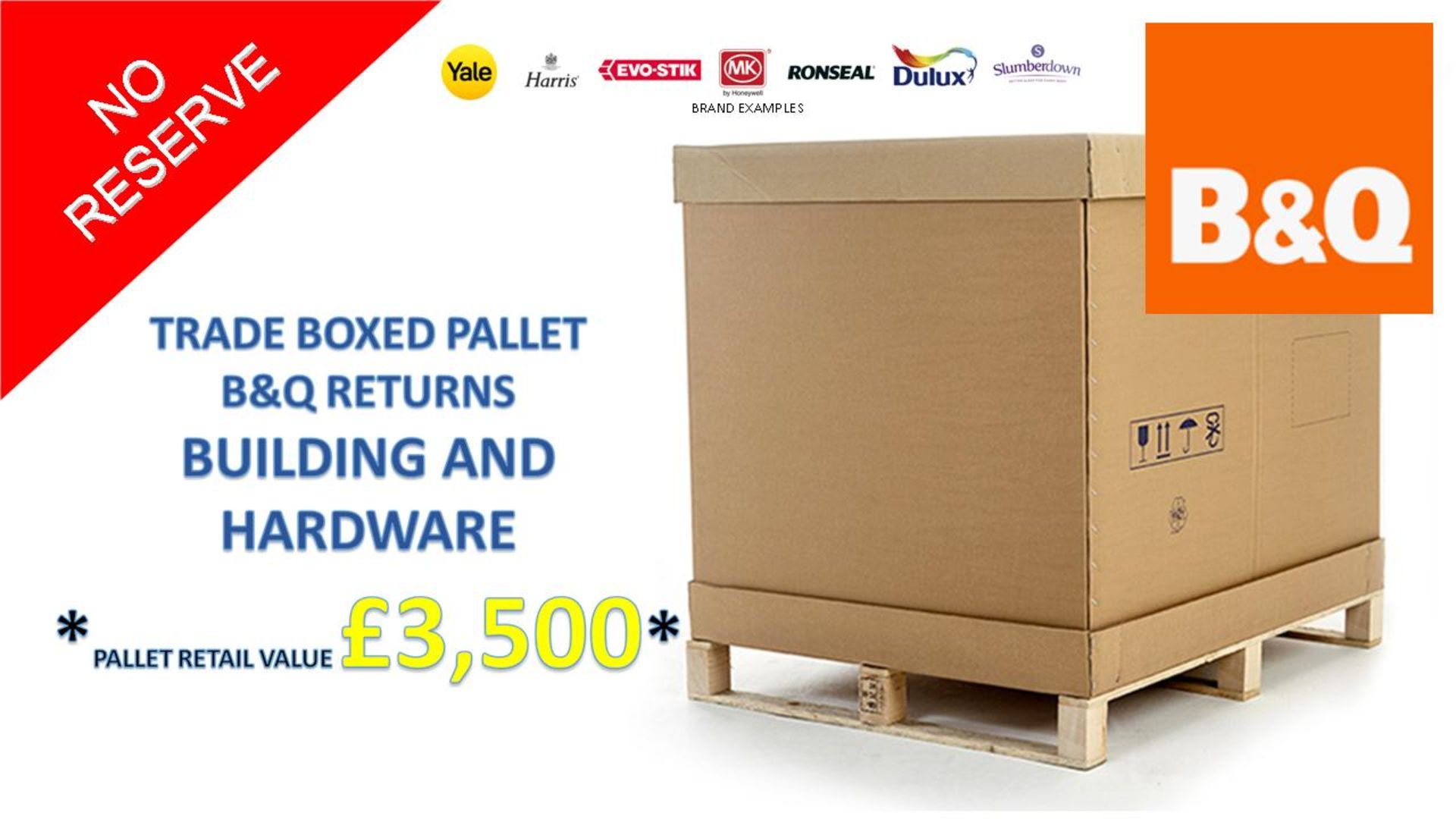 + VAT Grade U Trade Pallet Quantites Of B & Q Returns - Building And Hardware - Retail Value £