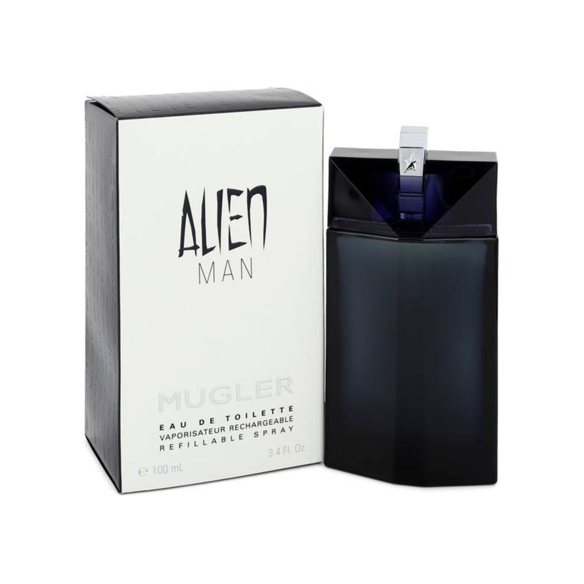 + VAT Brand New Thierry Mugler Alien Men 50ml EDT Refillable Spr.