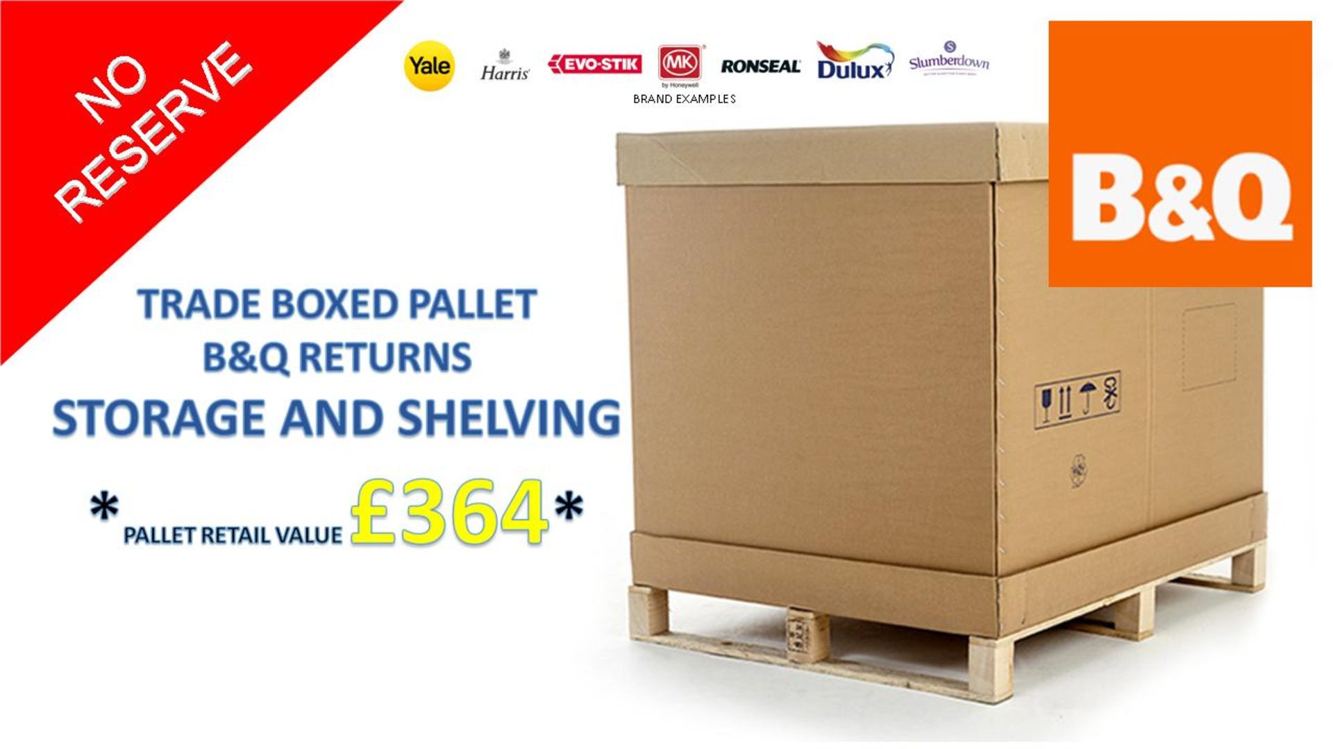 + VAT Grade U Trade Pallet Quantites Of B & Q Returns - Storage & Shelving - Retail Value £364.