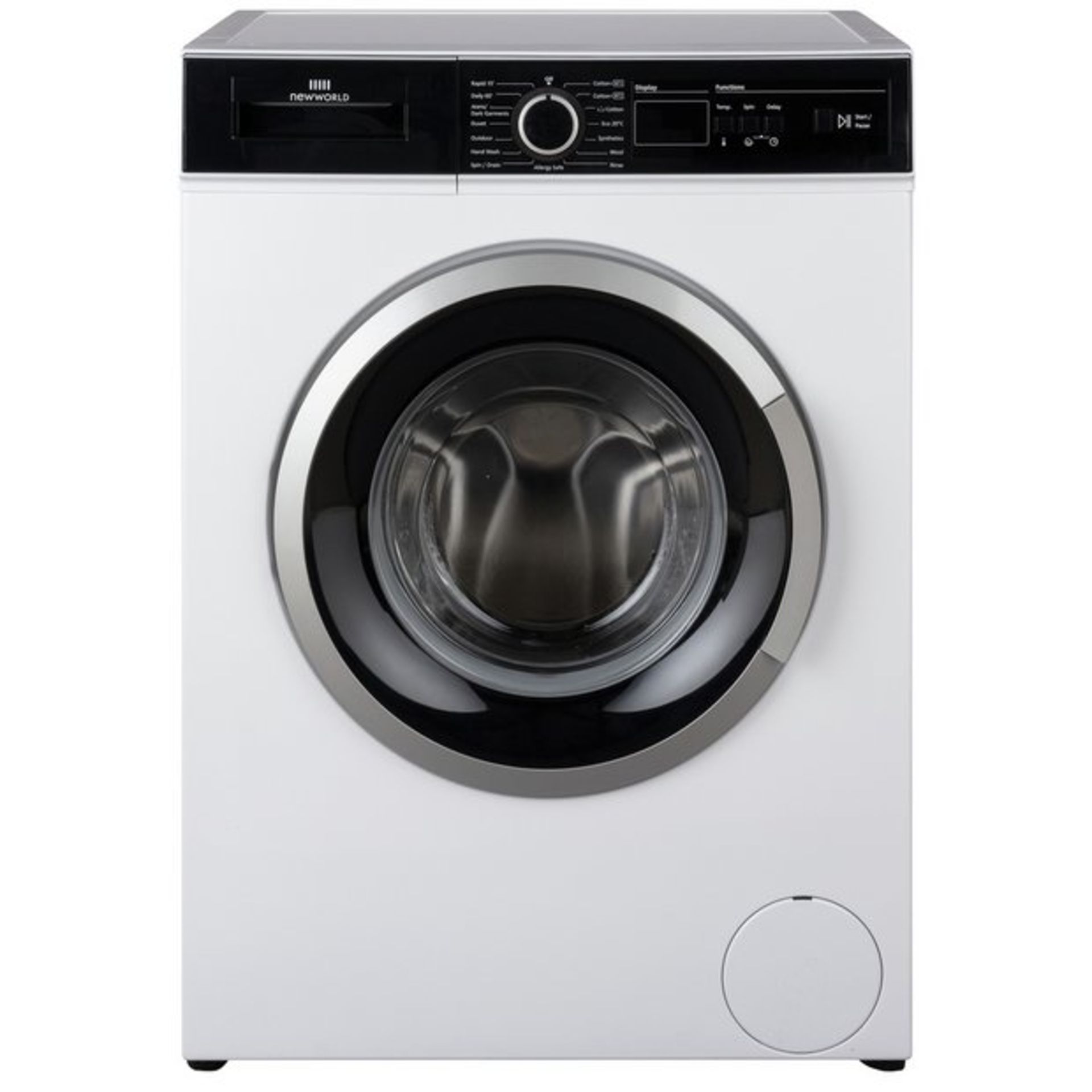 + VAT Grade A/B New World NWDHT914W 9Kg 1400 Spin Washing Machine - A+++ Energy Rating - 15 Minute