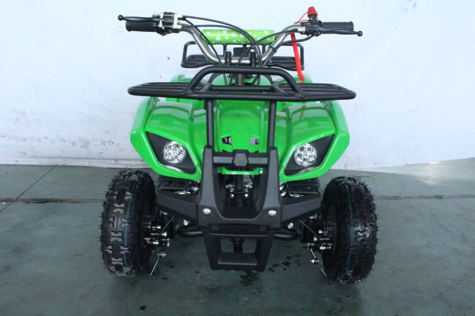 + VAT Brand New 49cc Hawk Mini Quad Bike - Colours May Vary - Full Front And Rear Suspension - Disk - Image 9 of 9