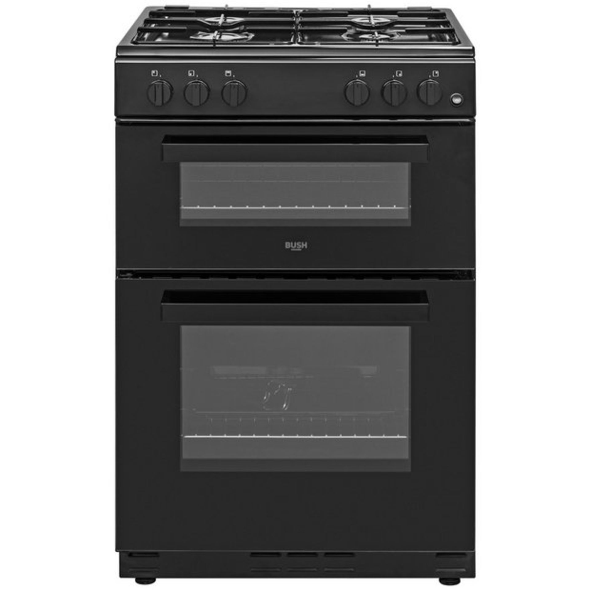 + VAT Grade A/B Bush BGC60TB 50cm Twin Cavity Gas Cooker - Main Oven 41 Litre Capacity - Second