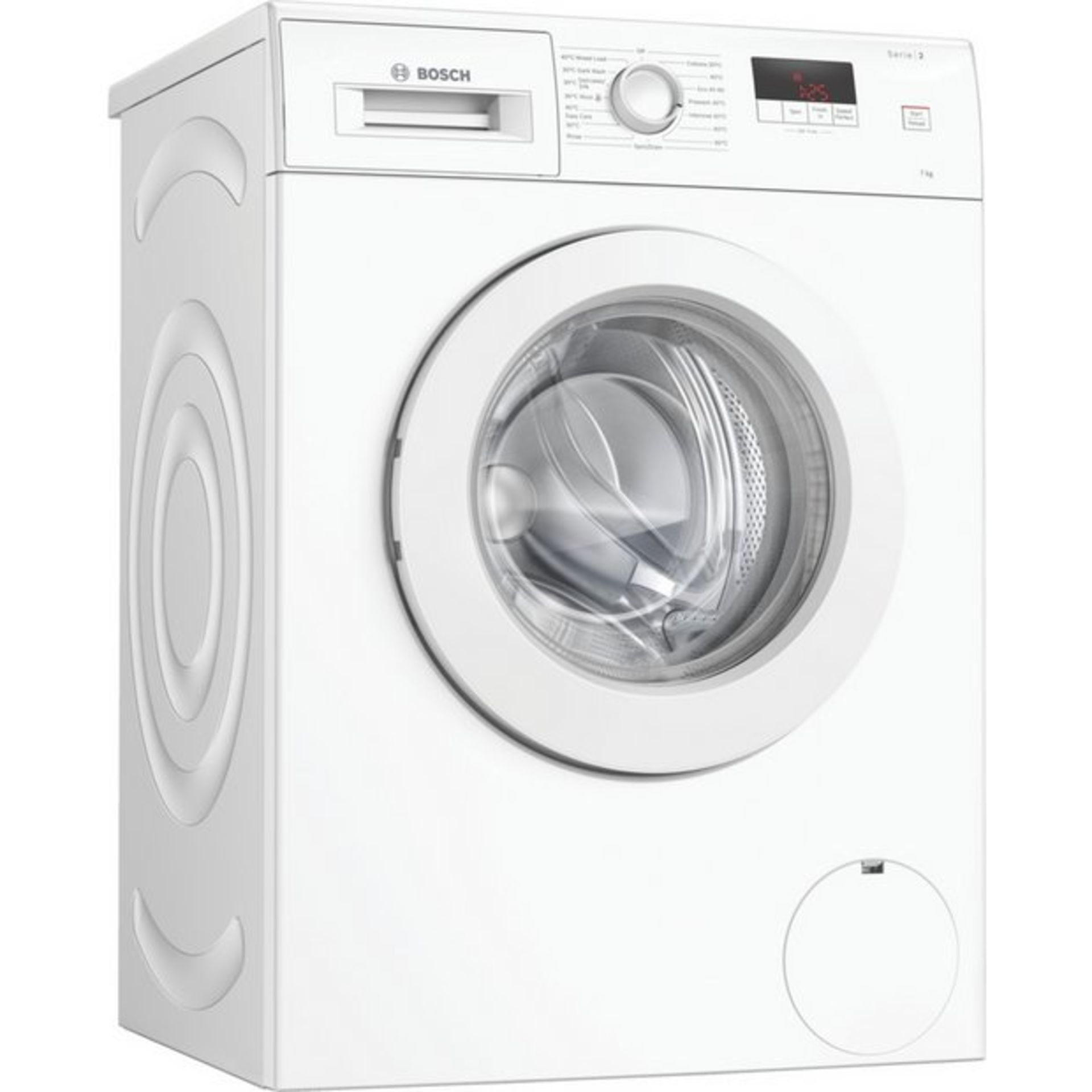 + VAT Grade A/B Bosch WAJ28008GB 7Kg 1400 Spin Washing Machine - 14 Programmes - 60 Minute Quick