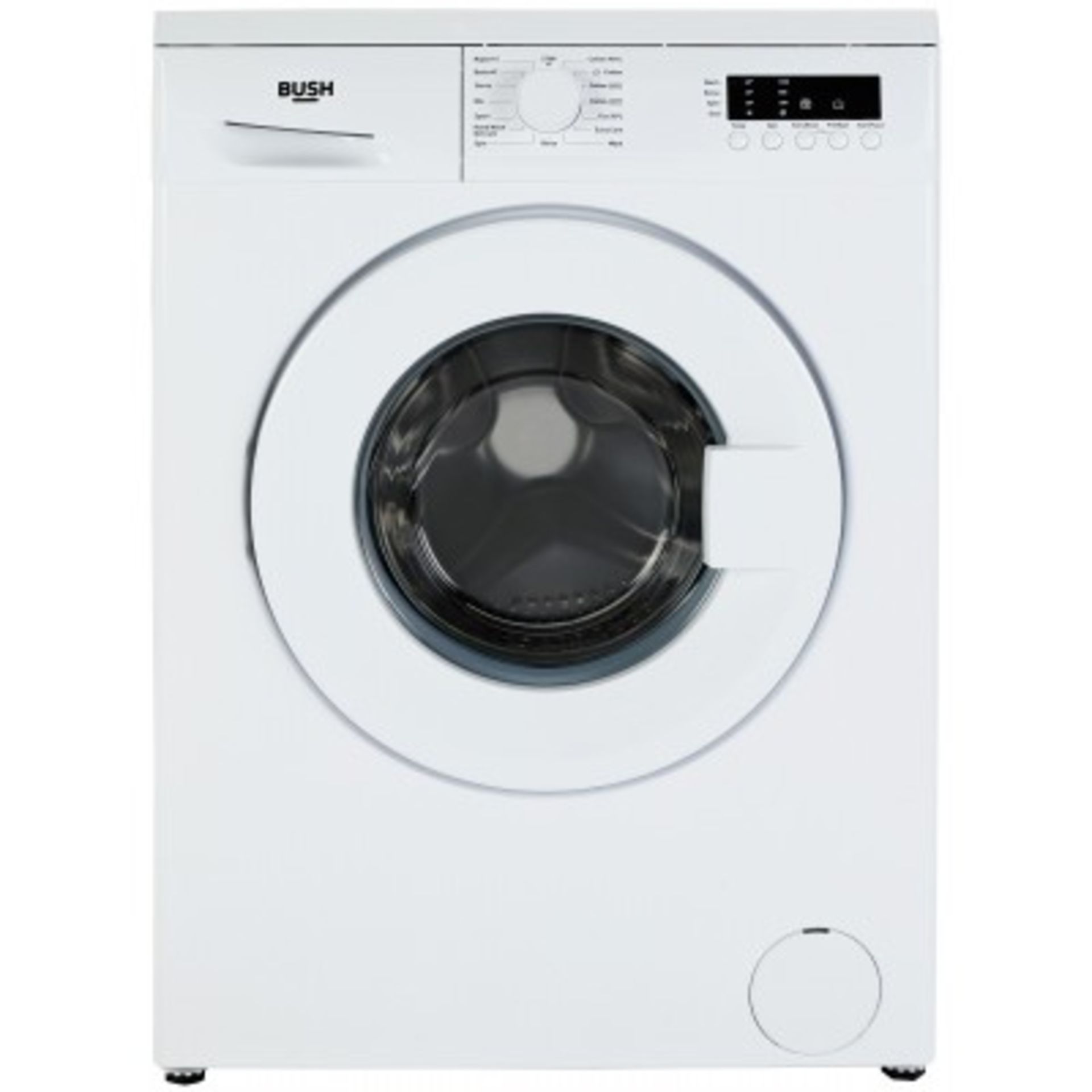 + VAT Grade A/B Bush WMDF612W 6Kg 1200 Spin Washing Machine - A++ Energy Rating - 15 Programmes -