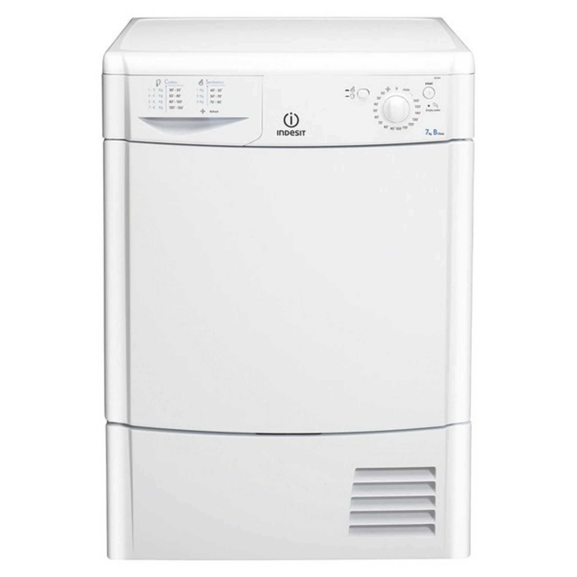 + VAT Grade A/B Indesit IDC75 7Kg Condenser Tumble Dryer - 15 Drying Programmes - ISP £199.99 (