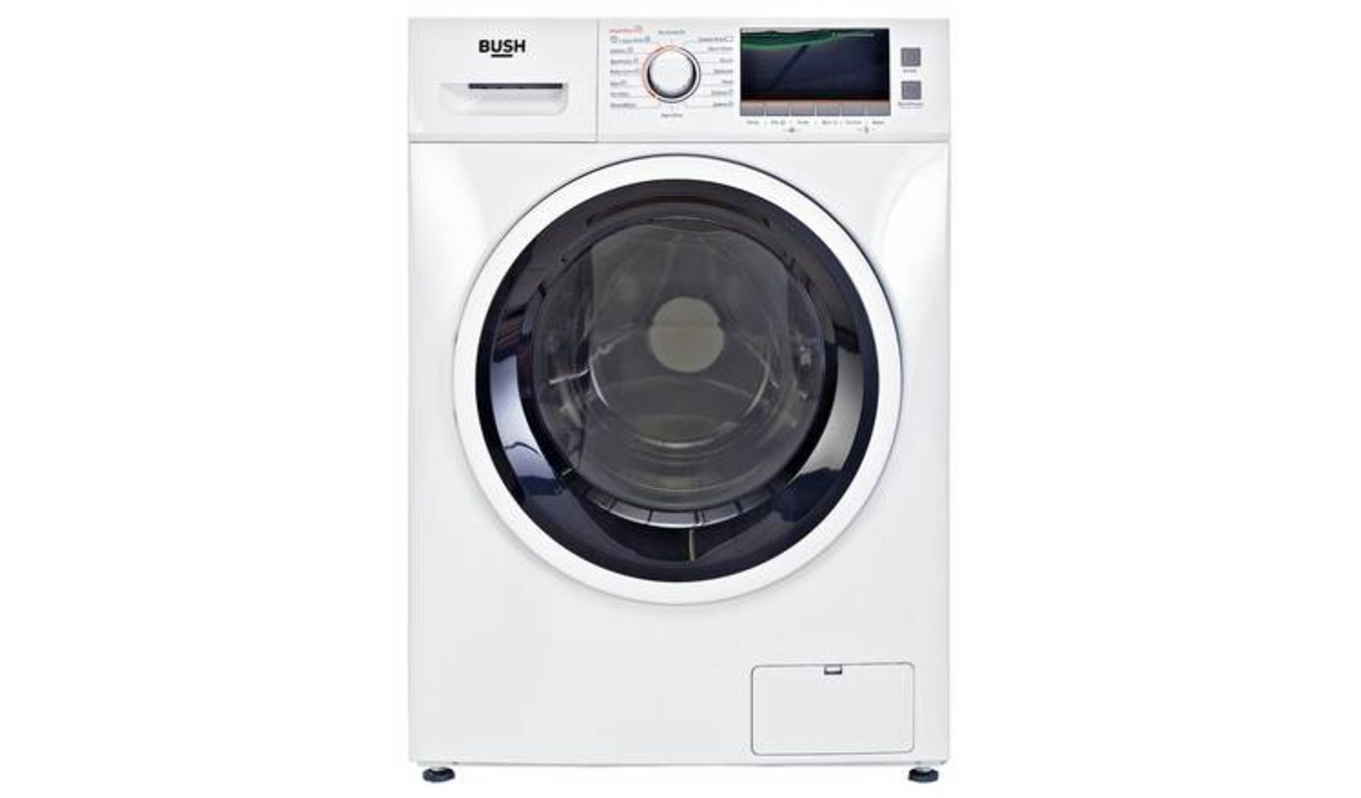 + VAT Grade A/B Bush WDNSX86W 8KG/6KG 1400 Spin Washer Drayer - 15 Washing Programmes - 15 Minute