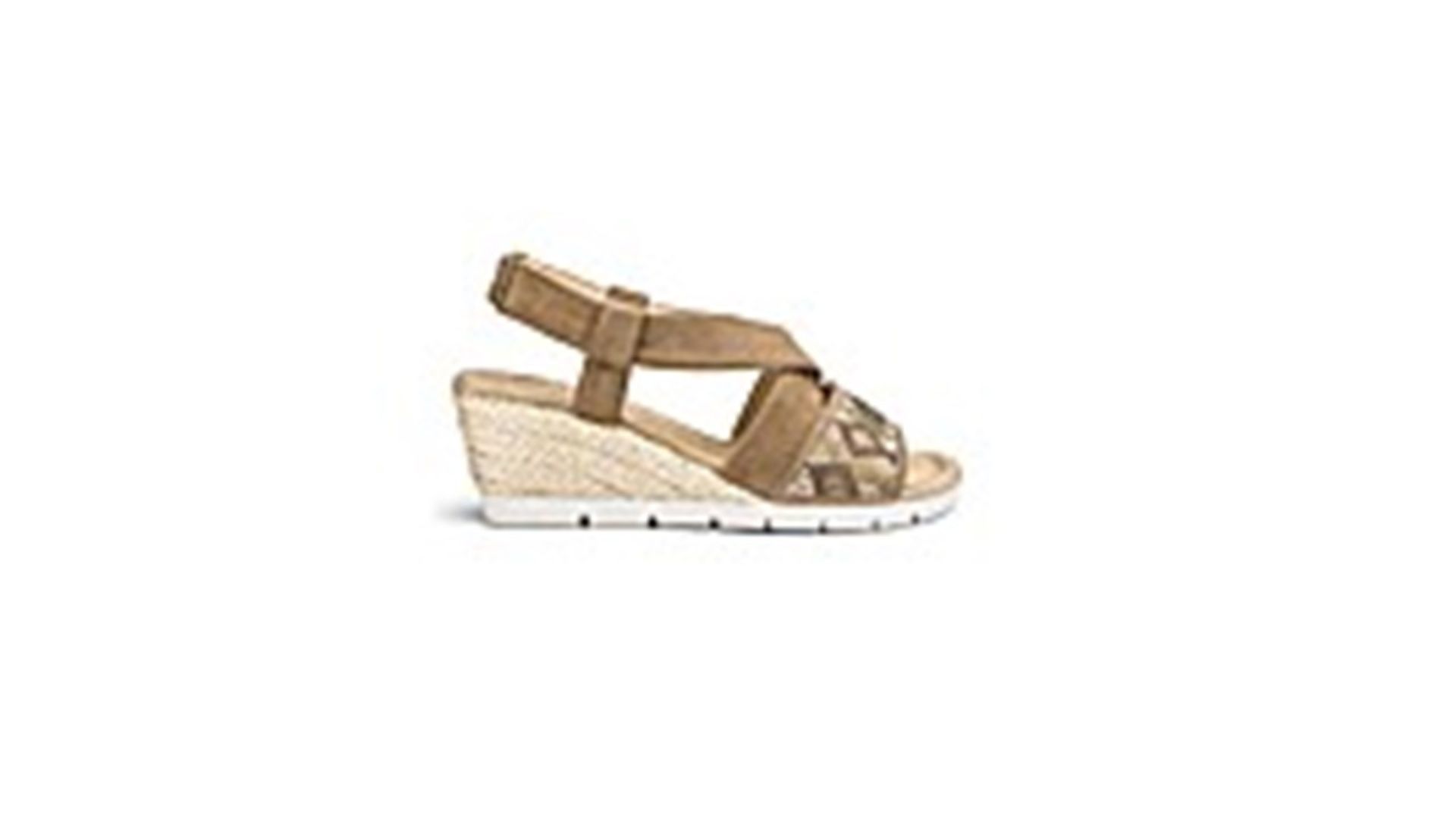 + VAT Brand New Pair Ladies EEE Fit Sandals Mocha Size 7