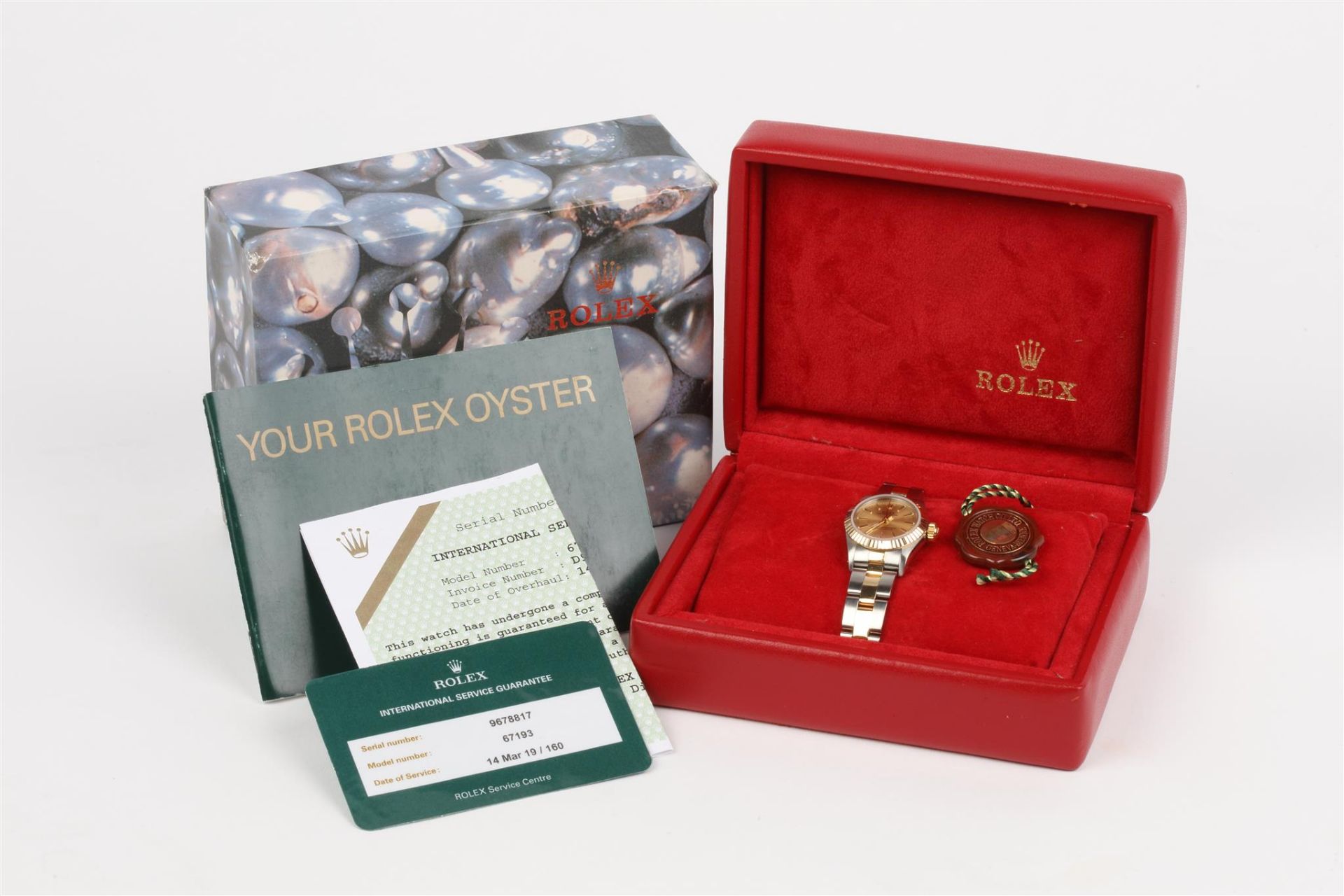 No VAT Ladies Rolex Oyster Perpetual Watch - Model 67193 - Gold & Stainless Steel Strap With Gold - Image 2 of 4