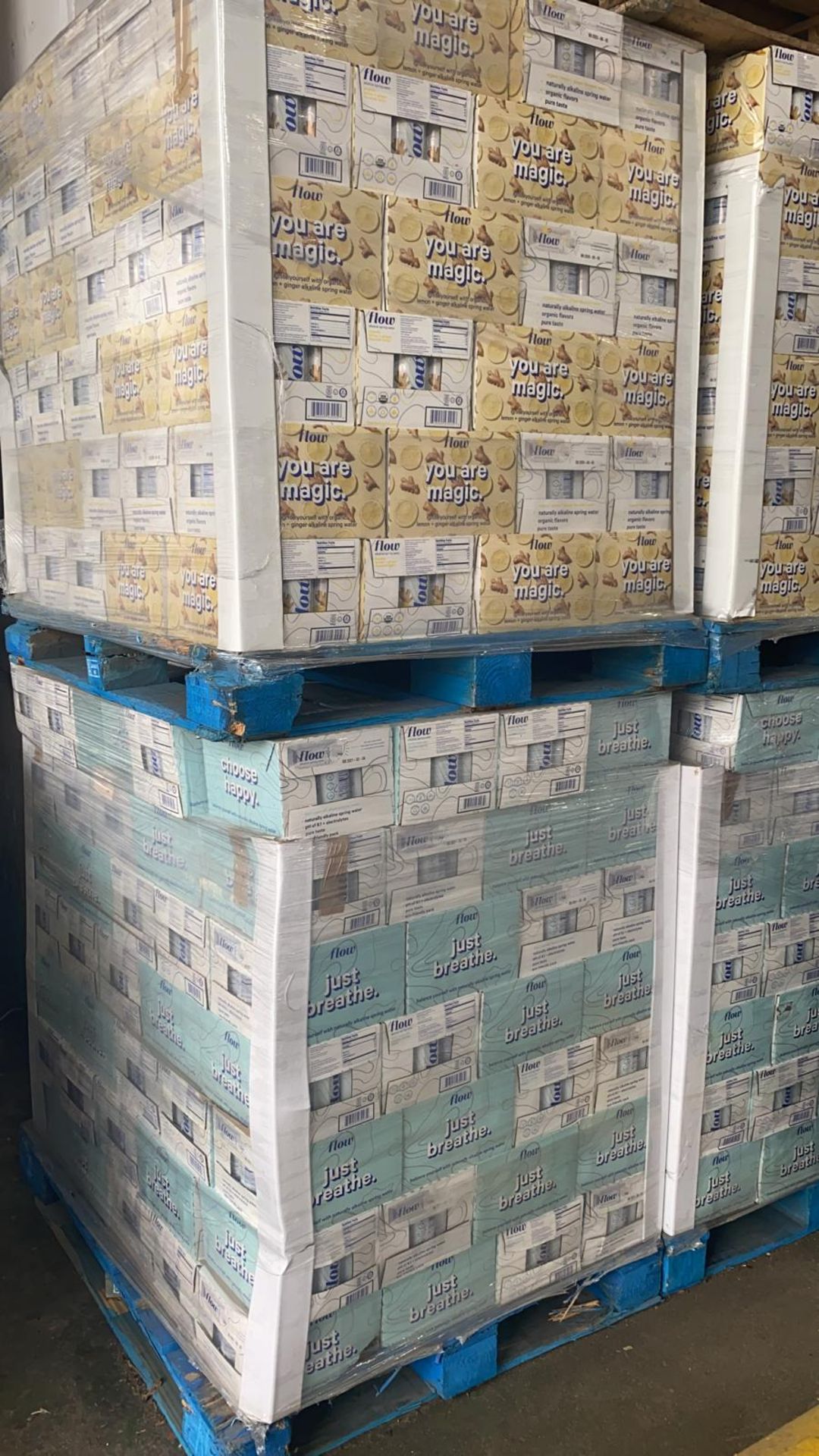 + VAT Pallet Of 112 Cases Of Flow Akaline Spring Water - Assorted Flavours - Ph8.1 - Eco Friendly - Image 5 of 5