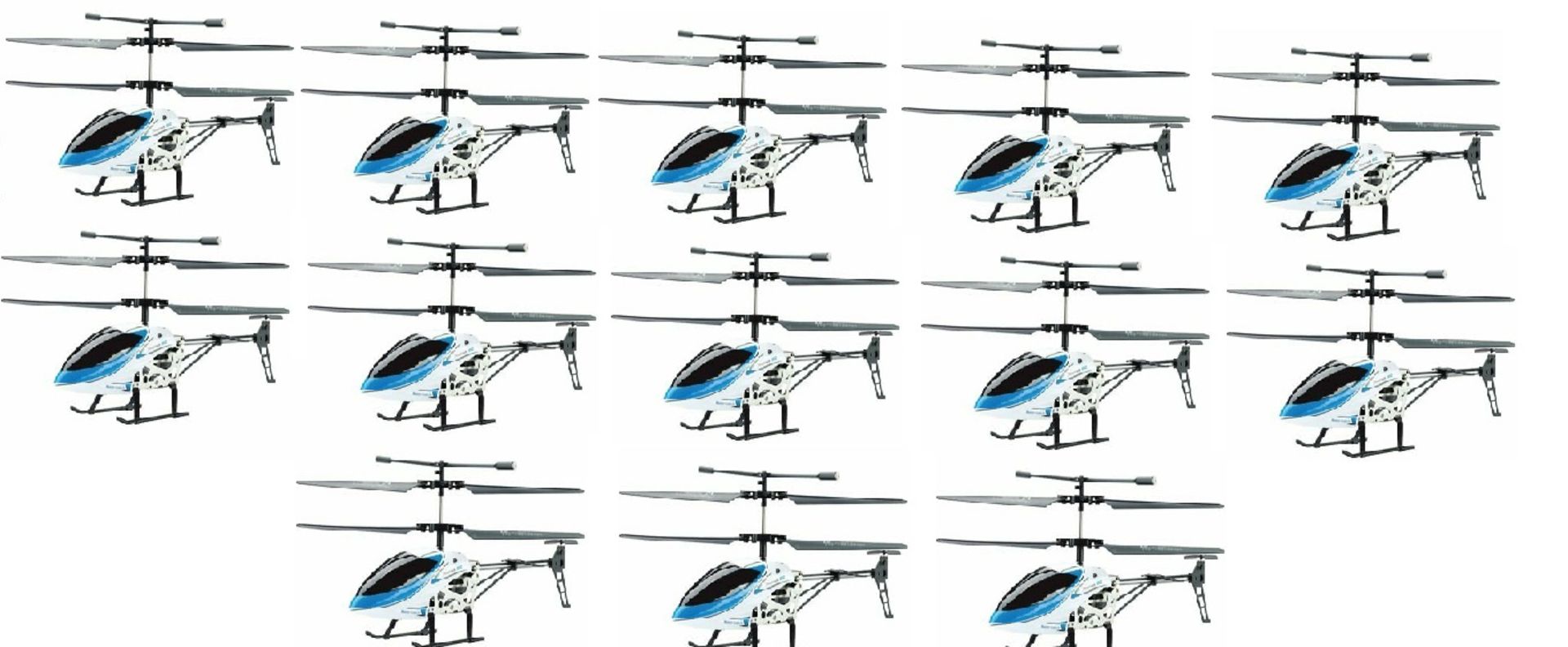 + VAT Grade U Thirteen 3.5 Channel Infra-Red Controlled Helicopters - Customer Returns