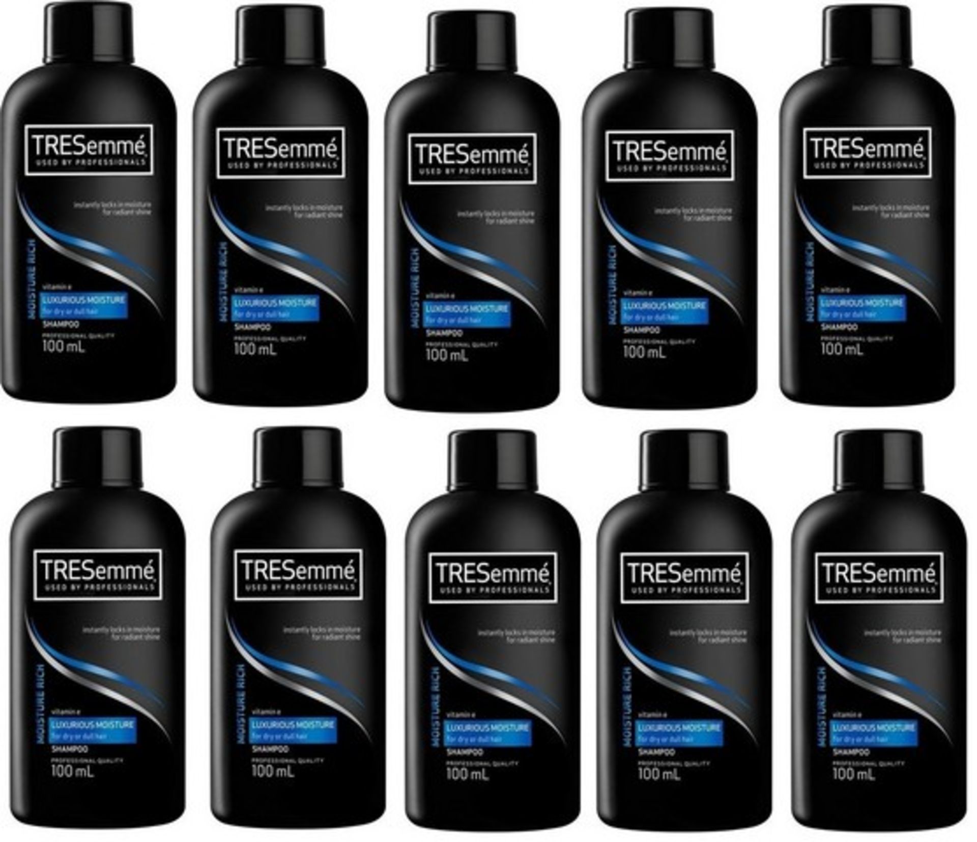 + VAT Grade A A Lot Of Ten 100ml TRESemme Luxurious Moisture Shampoo