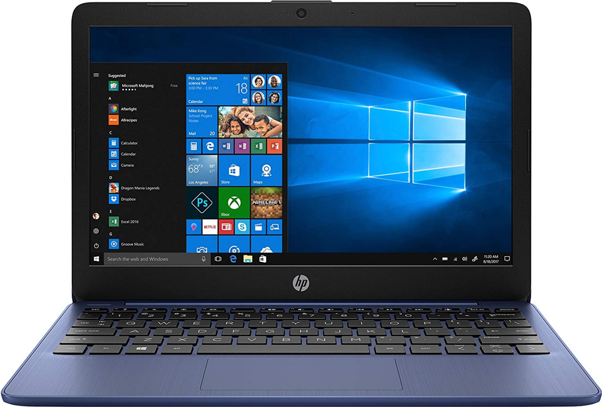 + VAT Grade A HP Stream 11-AK001NA - 2GB DDR4 Ram - Intel Celeron N4000 - Windows 10