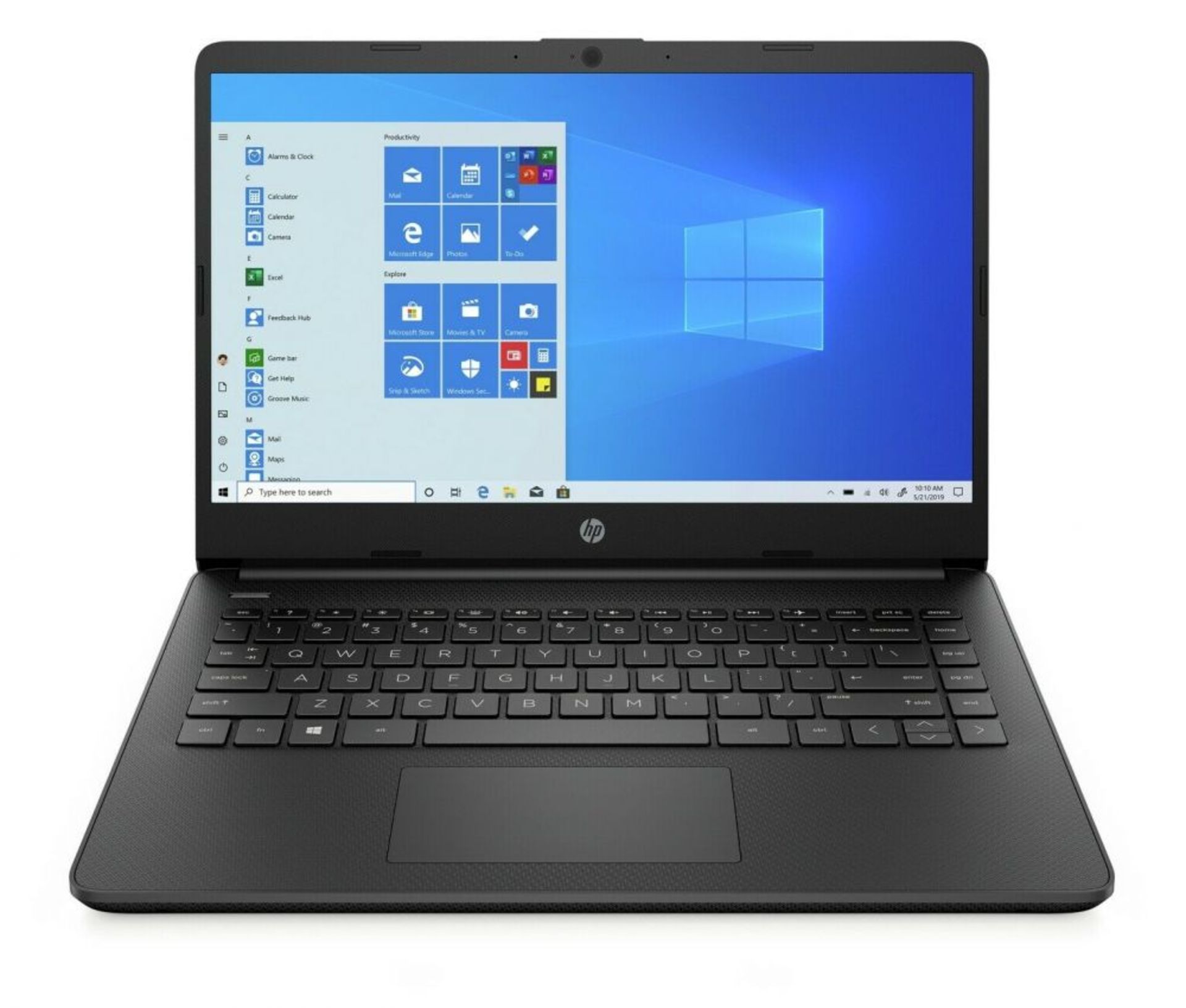 + VAT Grade A HP 14S-FQ0014NA Laptop Computer - AMD 3020e Processor - 4Gb DDR4 Ram - 14 Inch Screen