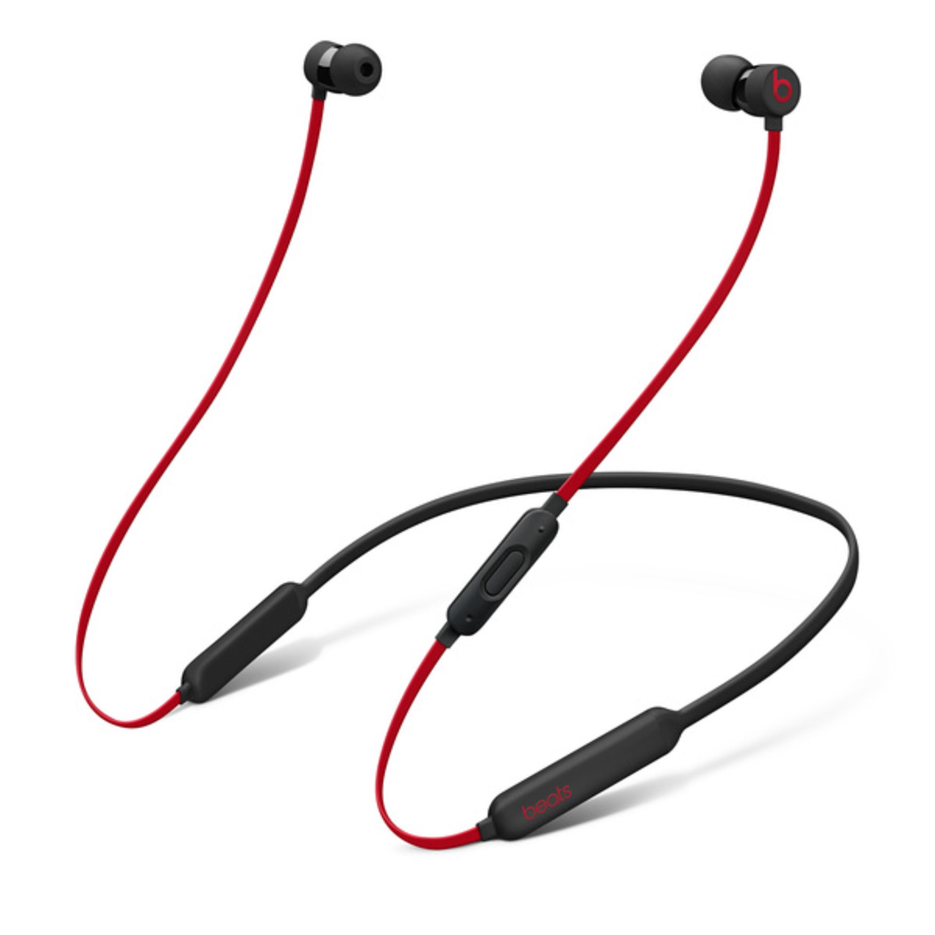 + VAT Brand New BeatsX Defiant Black/Red Earphones - Bluetooth - Lightning Connector - 8 Hour