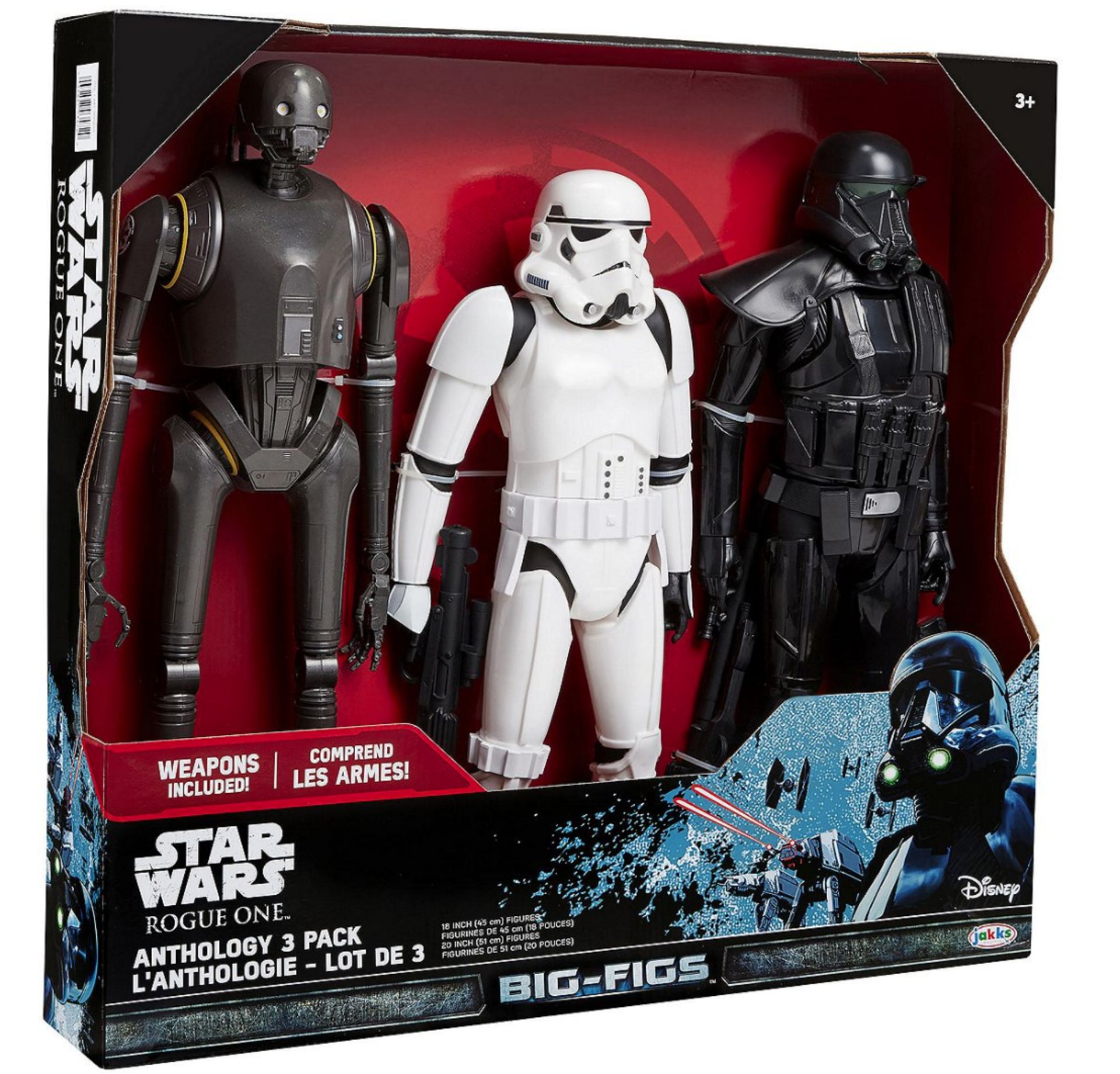 + VAT Brand New Big Star Wars Rogue One Action Figure (18-20" Tall) Anthology 3 Pack - ISP £39.49 ( - Image 3 of 3