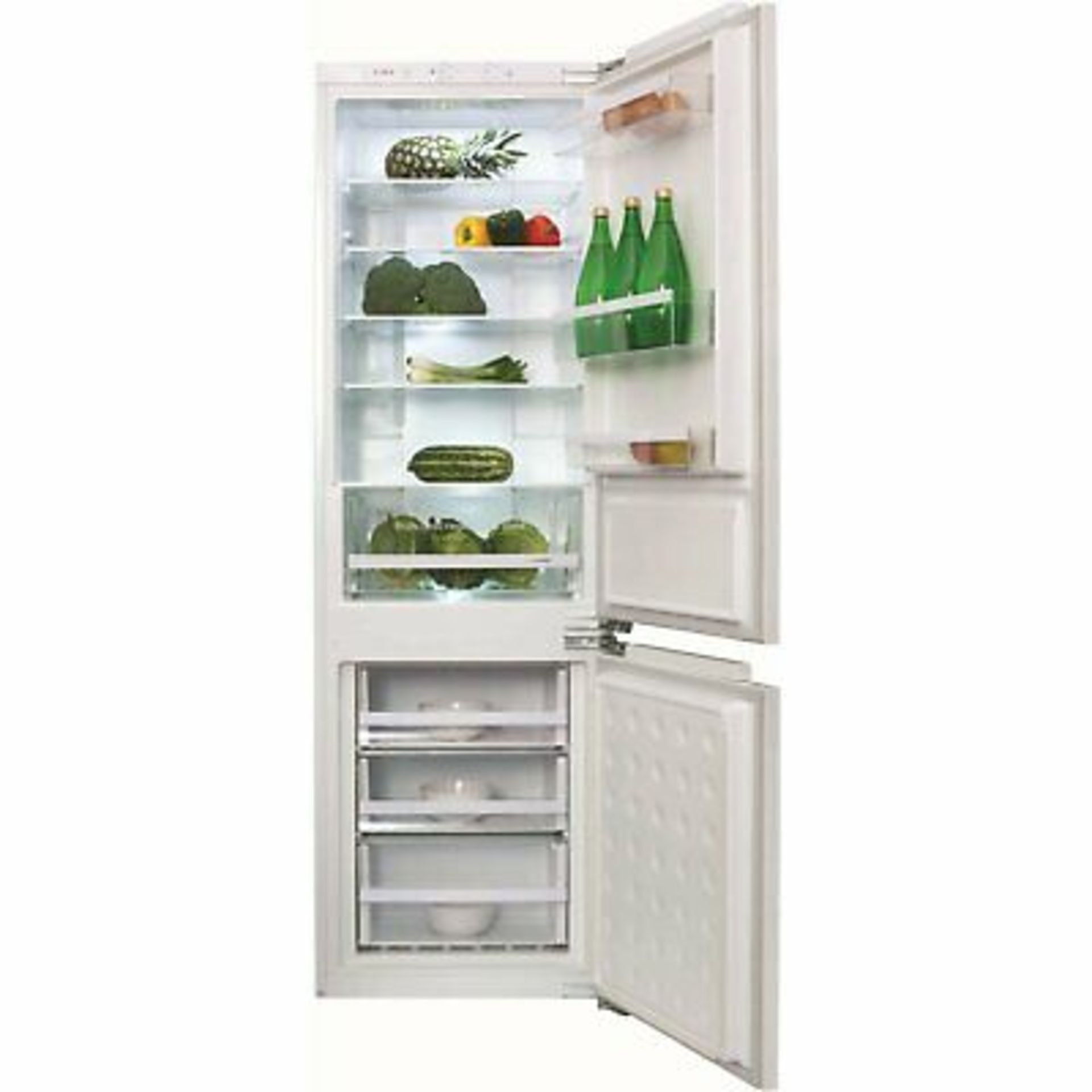 + VAT Brand New CDA FW972 Integrated 70:30 Frost Free Fridge Freezer With 251L Total Gross