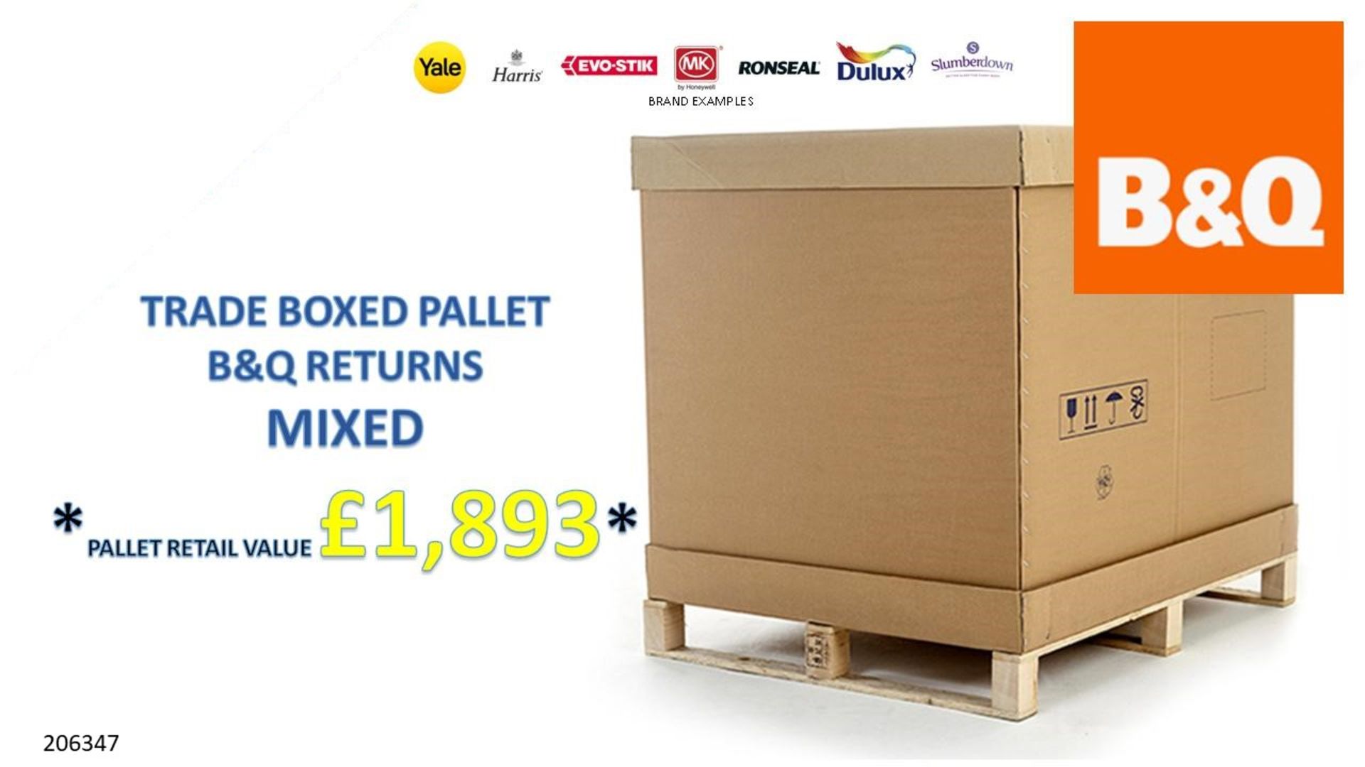 + VAT Grade U Trade Pallet Quantites Of B & Q Returns - Mixed - Retail Value £1893.52