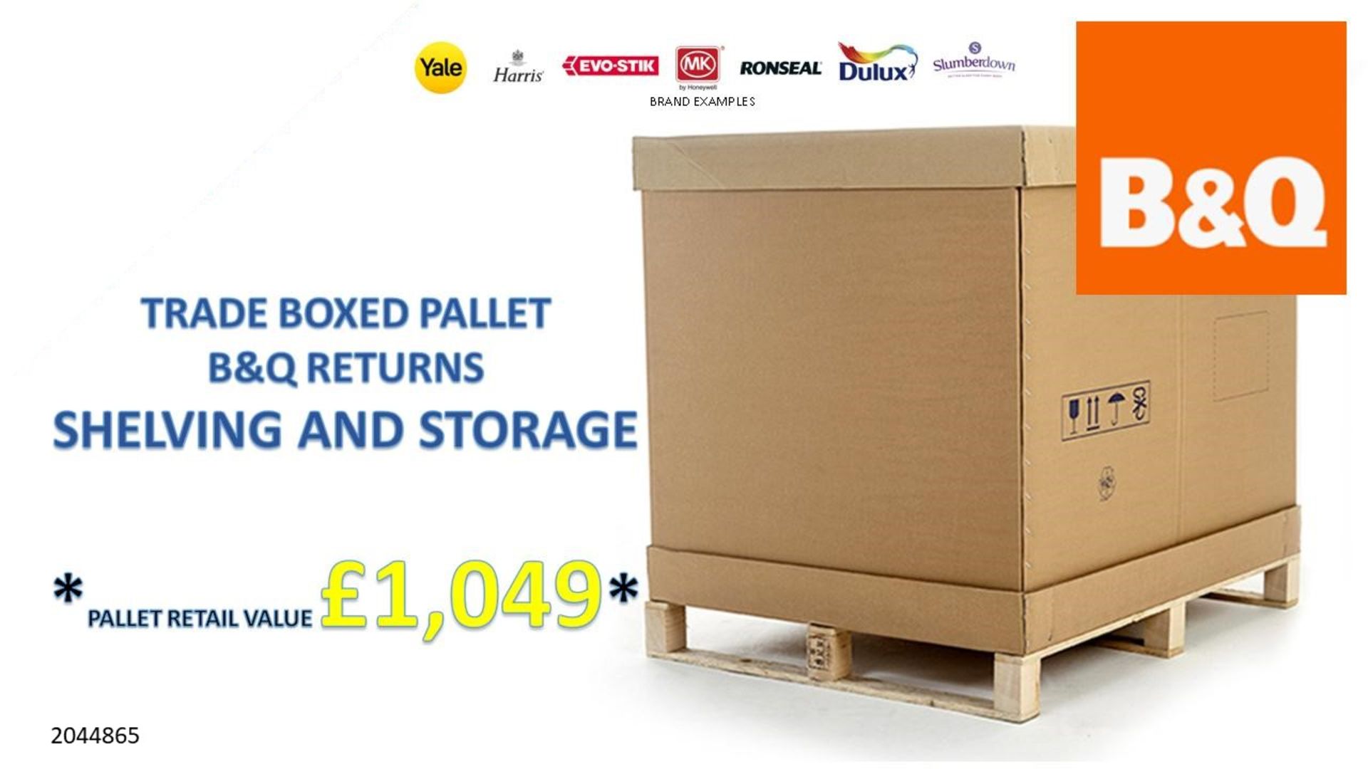 + VAT Grade U Trade Pallet Quantites Of B & Q Returns - Storage And Shelving - Retail Value £