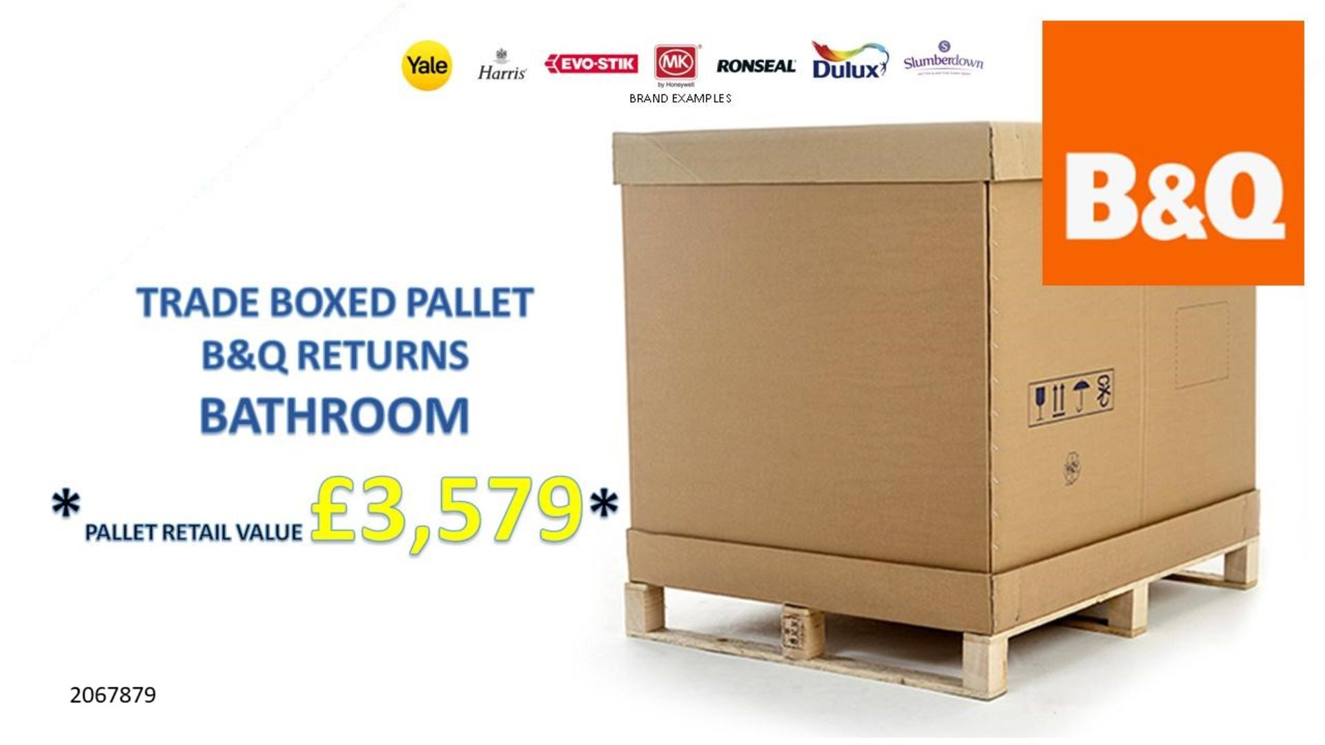 + VAT Grade U Trade Pallet Quantites Of B & Q Returns - Bathroom - Retail Value Â£3579