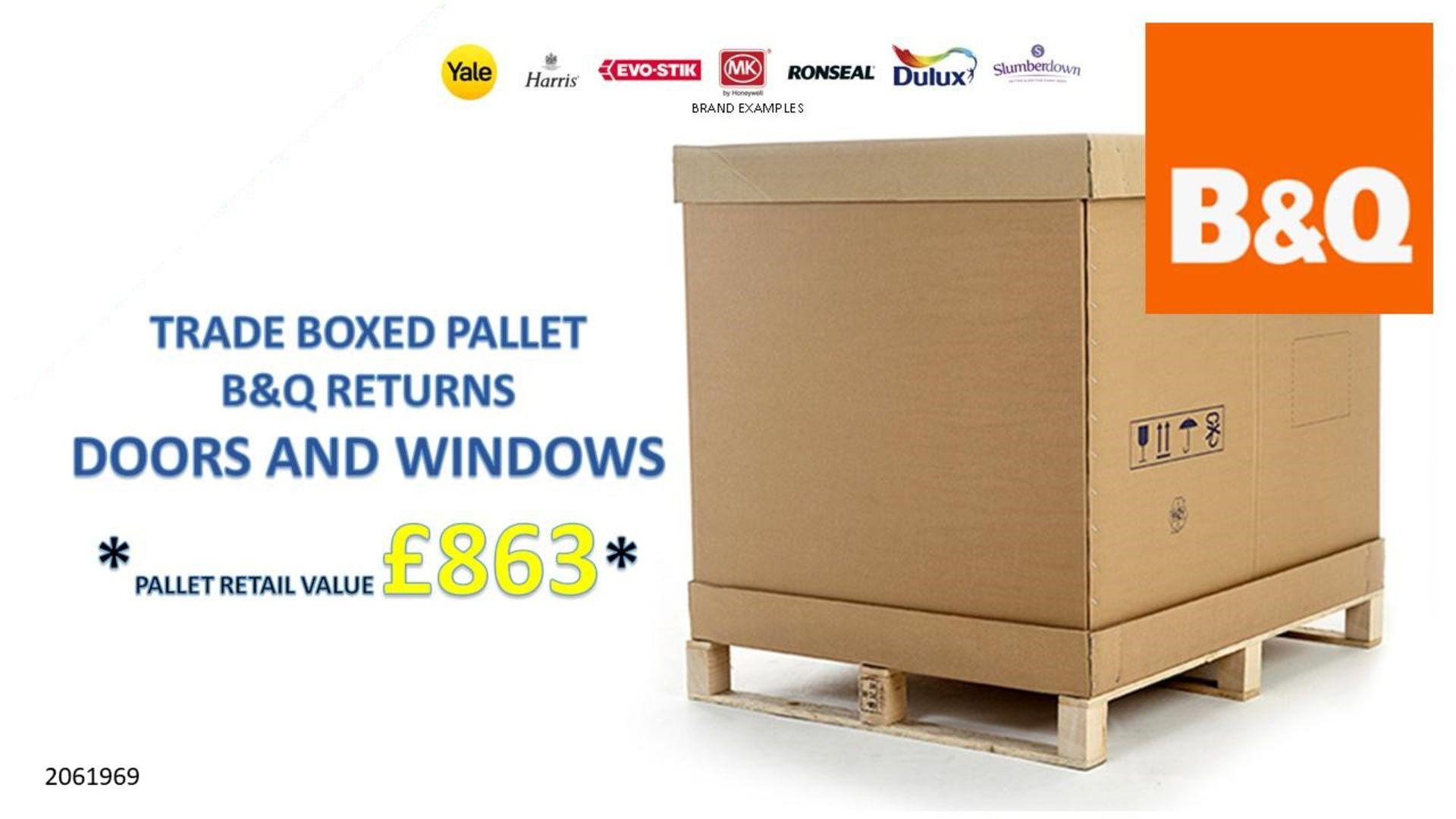 + VAT Grade U Trade Pallet Quantites Of B & Q Returns - Doors And Windows - Retail Value £863