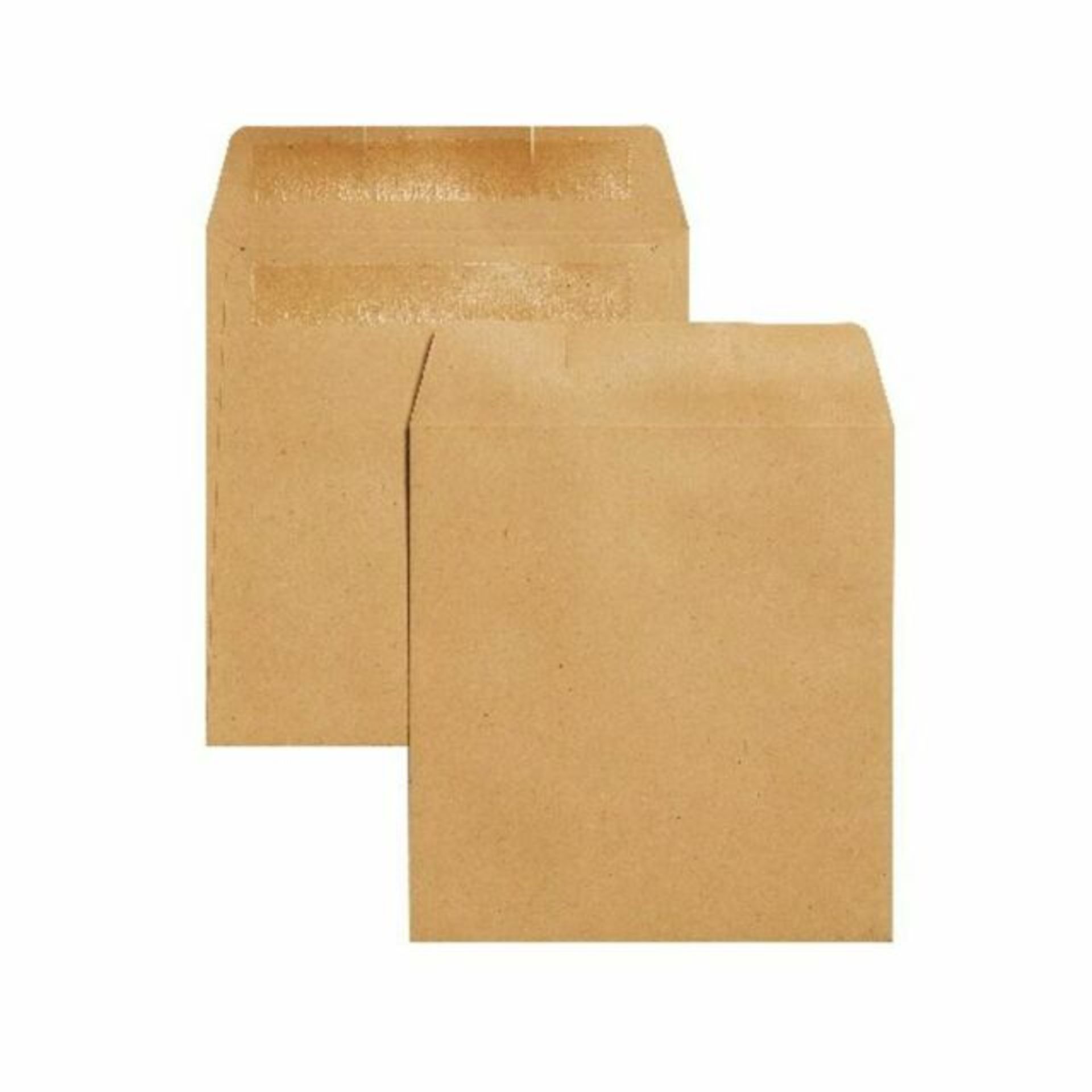 + VAT Grade A Box Of 1000 108 x 102mm Commercial Manilla Pocket Self Seal Envelopes