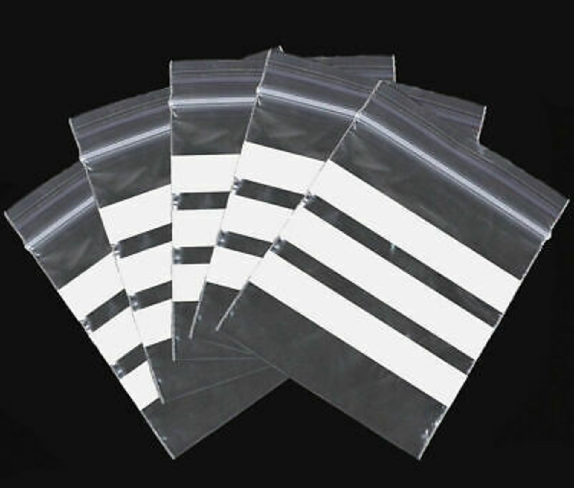 + VAT Grade A Box Of 9500 Small Grip Seal Bags With Write On Panel