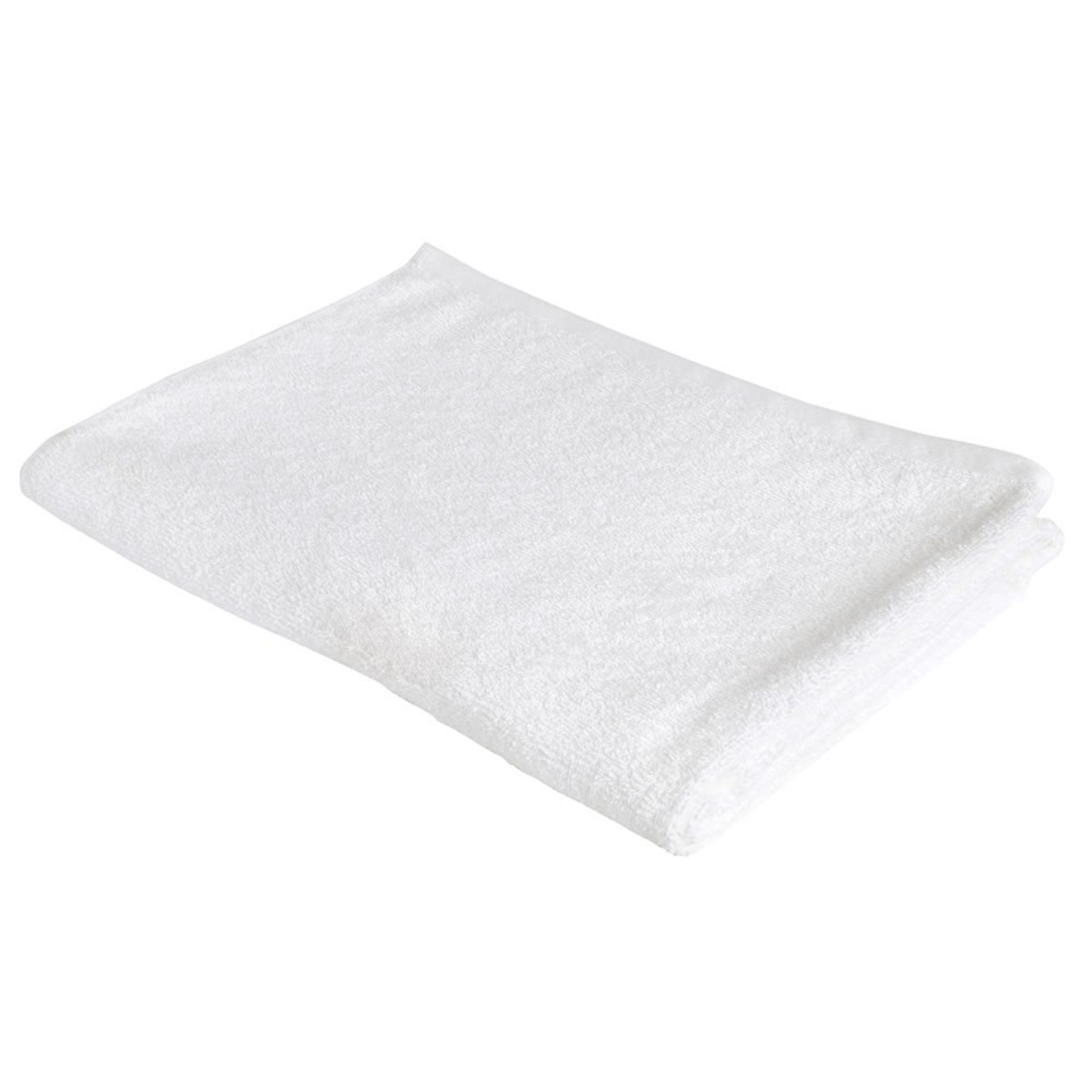 + VAT Grade A Four White Supersoft 100 Per Cent Cotton Hand Towels