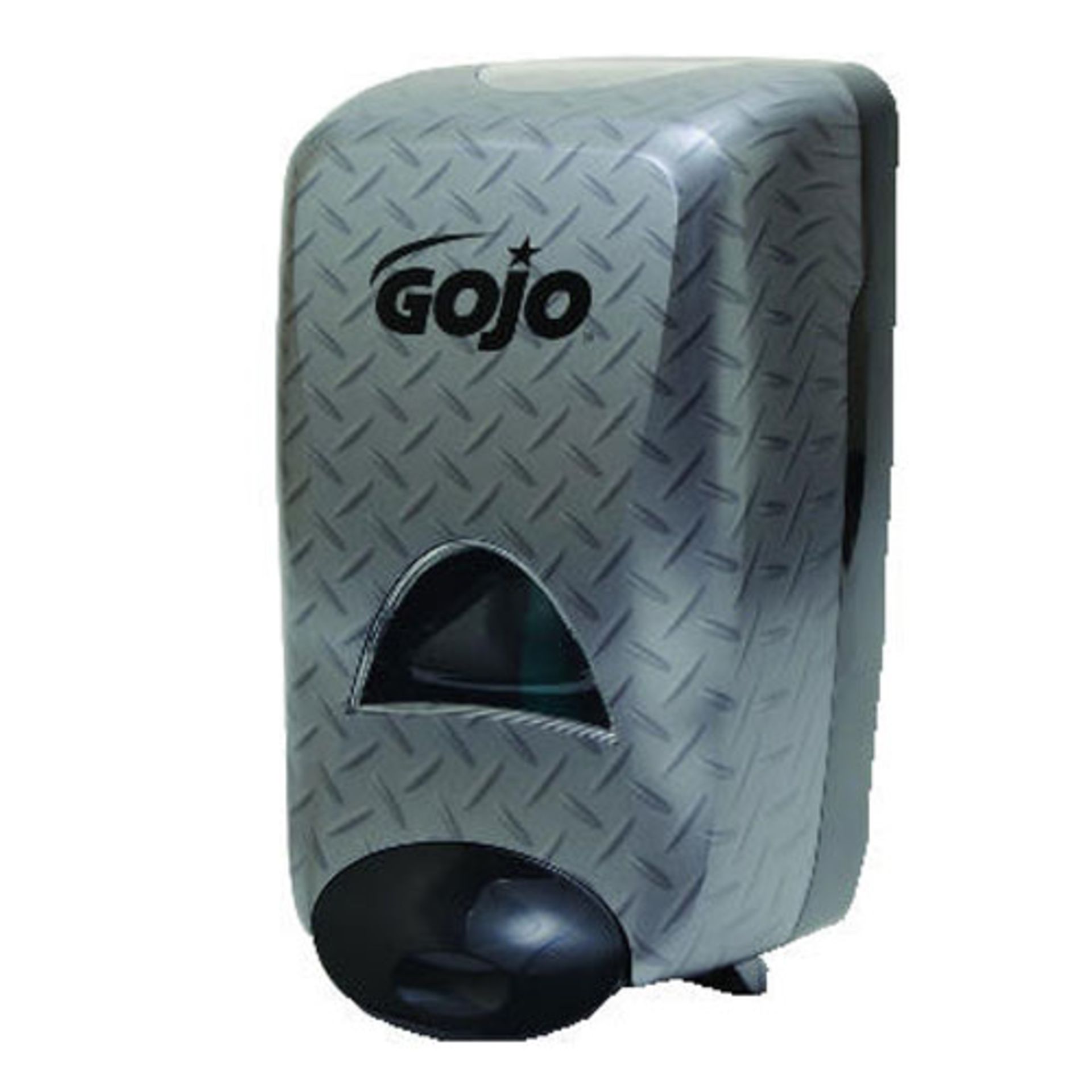 + VAT Grade A A Box Of Six Gojo Diamond Plate Design Soap Dispensers Holds 2000ml Refills