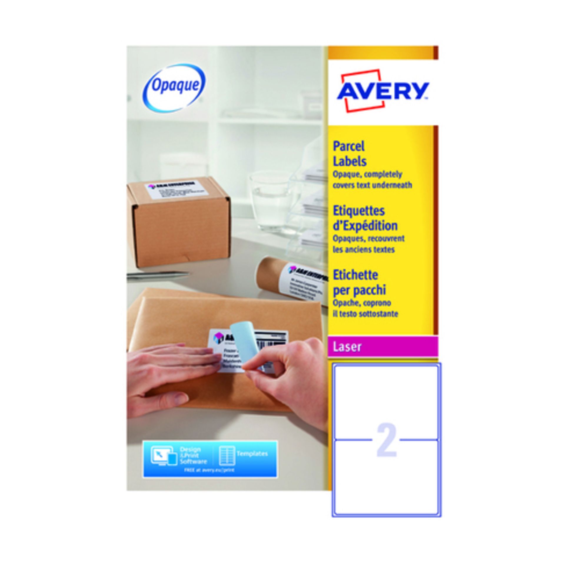 + VAT Grade A Pack Of 100 Avery L7168 Parcel Labels