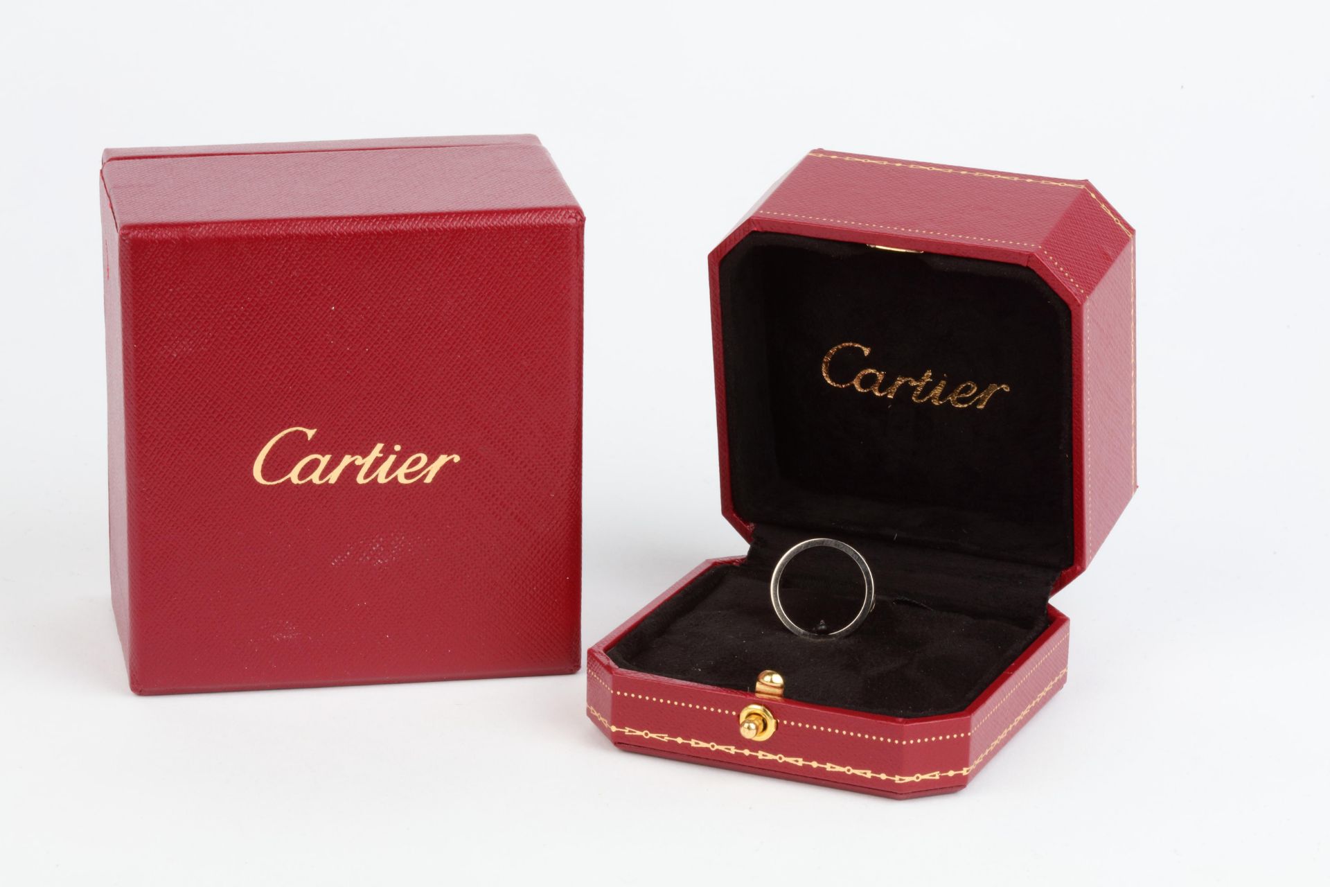 No VAT Cartier 18K White Gold Love Ring - Comes With Box - Image 3 of 3