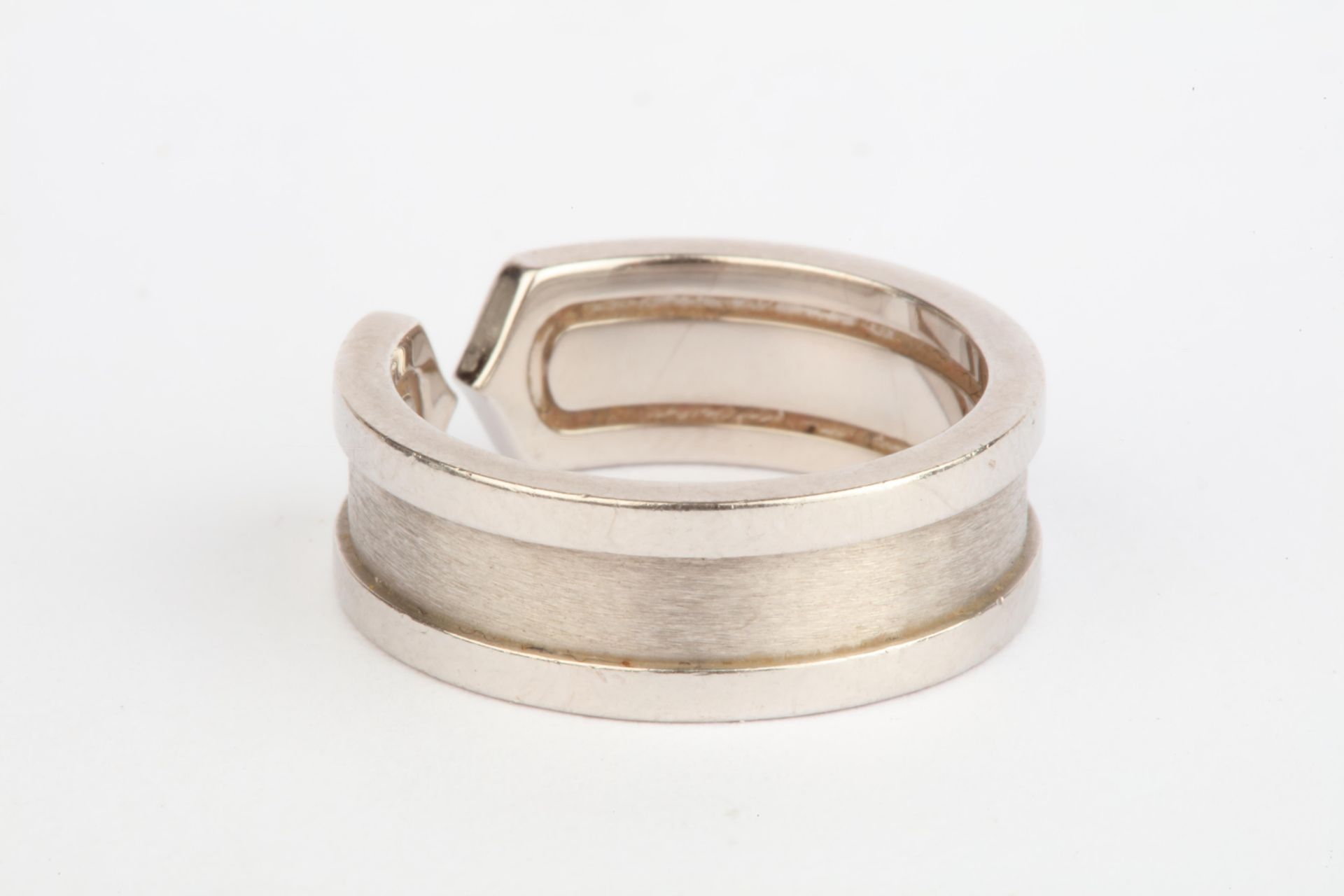 No VAT Cartier 18k White Gold C De Cartier Ring - Comes With Box - Image 2 of 3