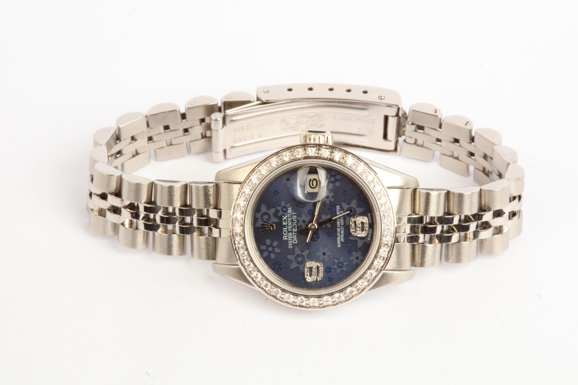 + VAT Ladies Rolex DateJust Watch With Diamond Surround Bezel - Stainless Steel And Yellow Gold - Image 2 of 4