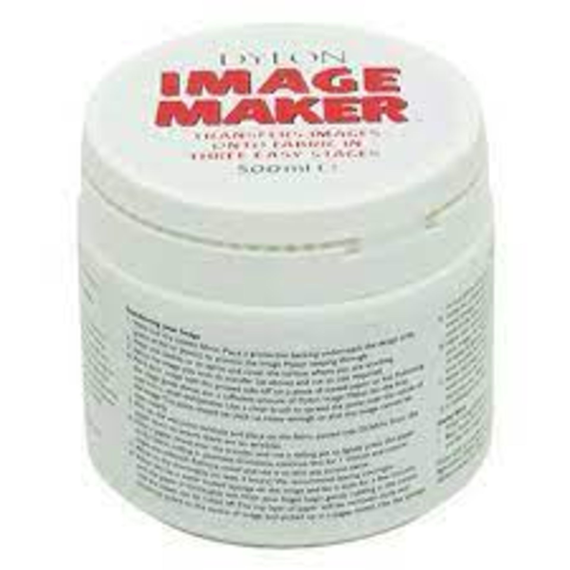 + VAT Grade A A Lot Of Three 500ml Tubs Dylon Image Maker-Transfers Images Onto Fabric In 3 Easy