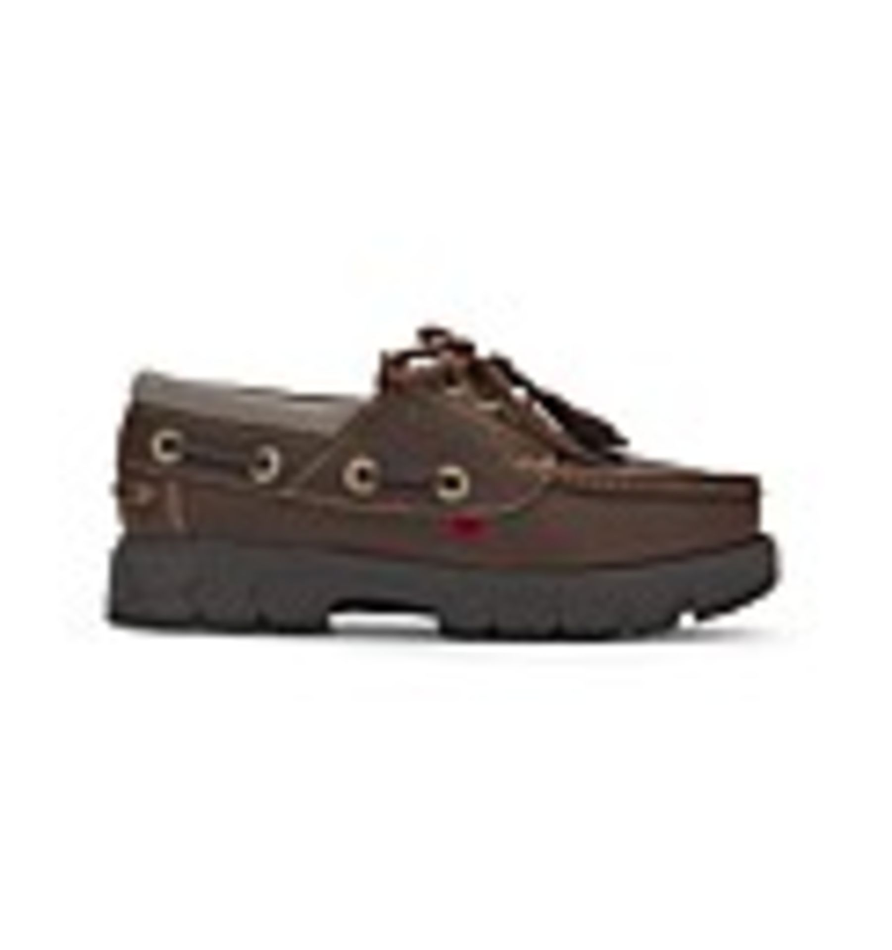 + VAT Brand New Pair Gents Brown Kickers Lea Boat Shoes Size 9