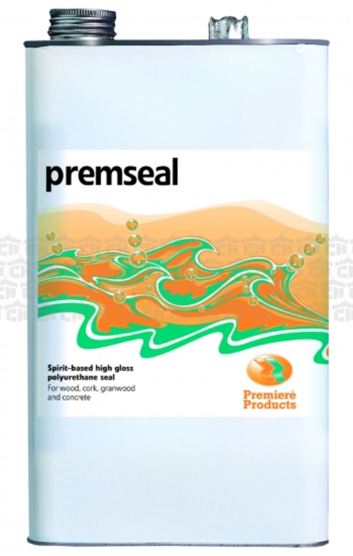 + VAT Grade A Two 5 Litre Cans Premseal Spirit Based-High Gloss Polyurethane Seal (Image is