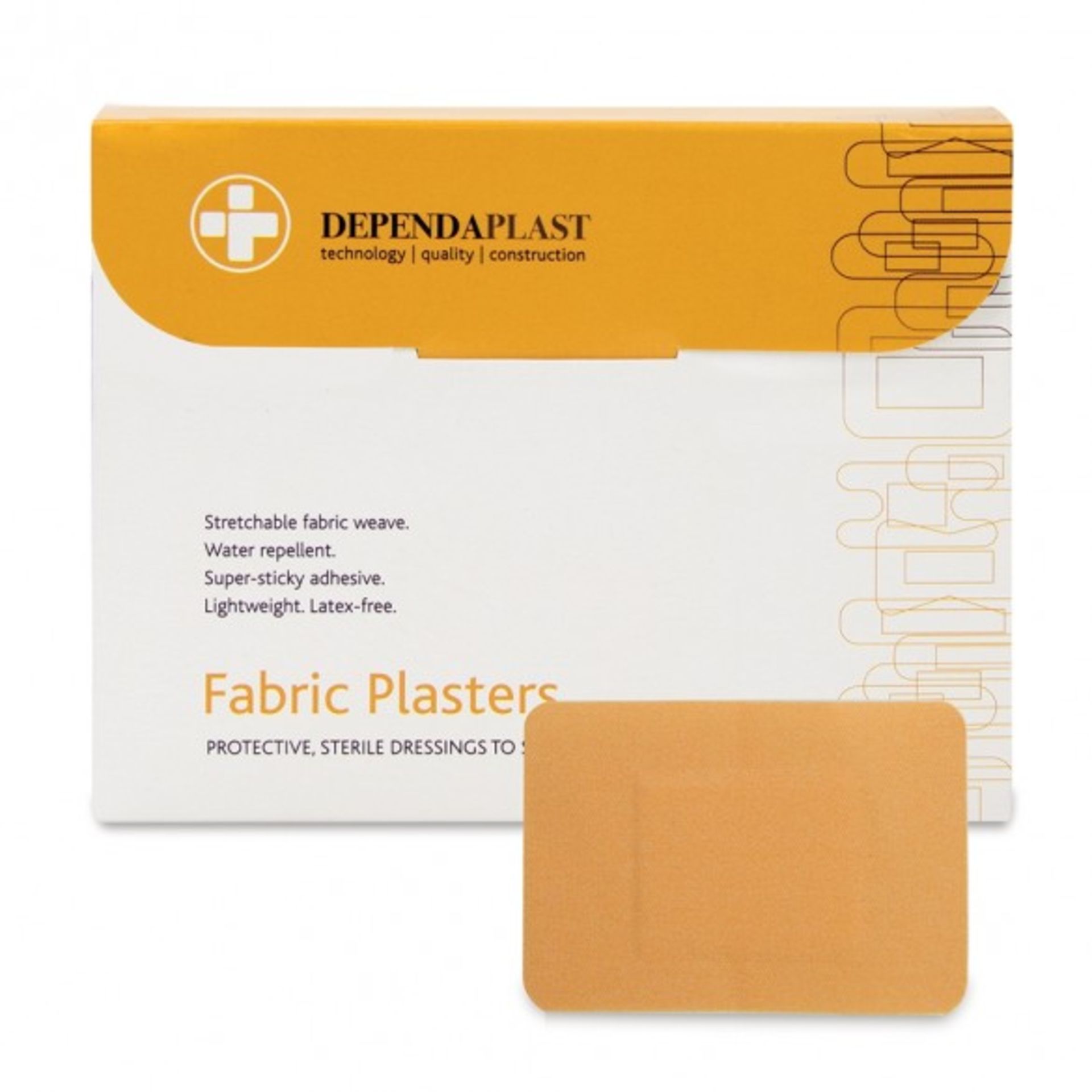 + VAT Grade A A Lot Of Ten Boxes Of 50 Dependaplast Fabric Plasters