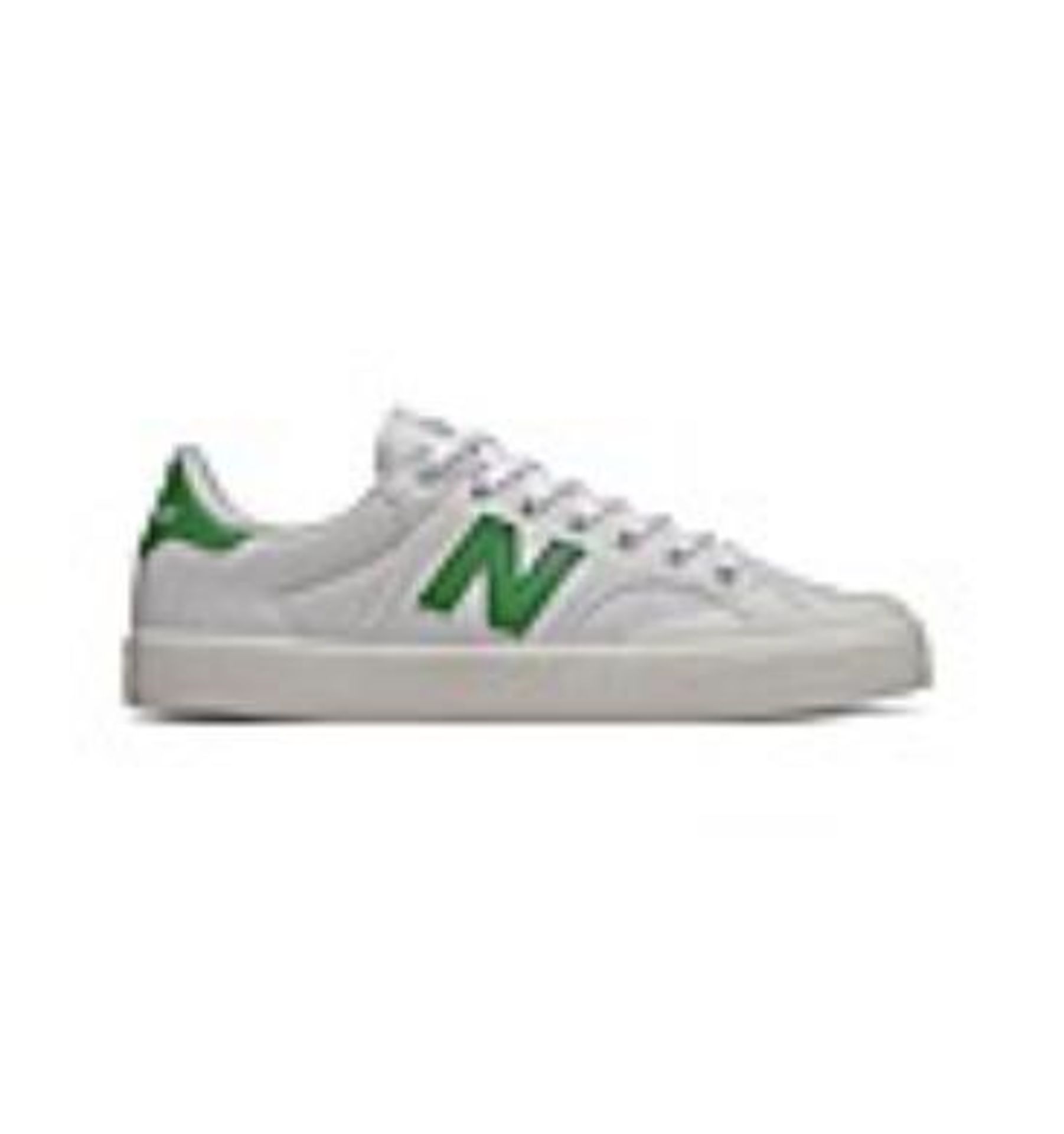 + VAT Brand New Pair Gents White & Green New Balance Pro Court Vulc Trainers Size 7