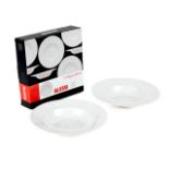 + VAT Brand New Alessi La Bella Pack Of 2 Soup Bowls (23cm diameter) RRP £21.99