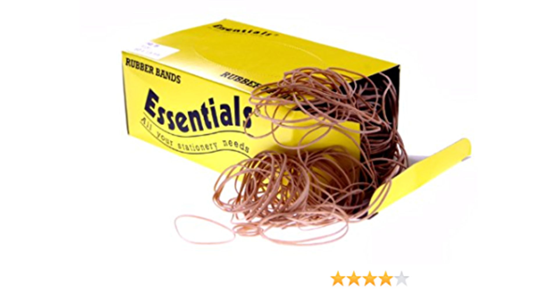 + VAT Grade A A Lot Of Two Boxes Of 454g Essentials 150 x 6.0mm Rubber Bands