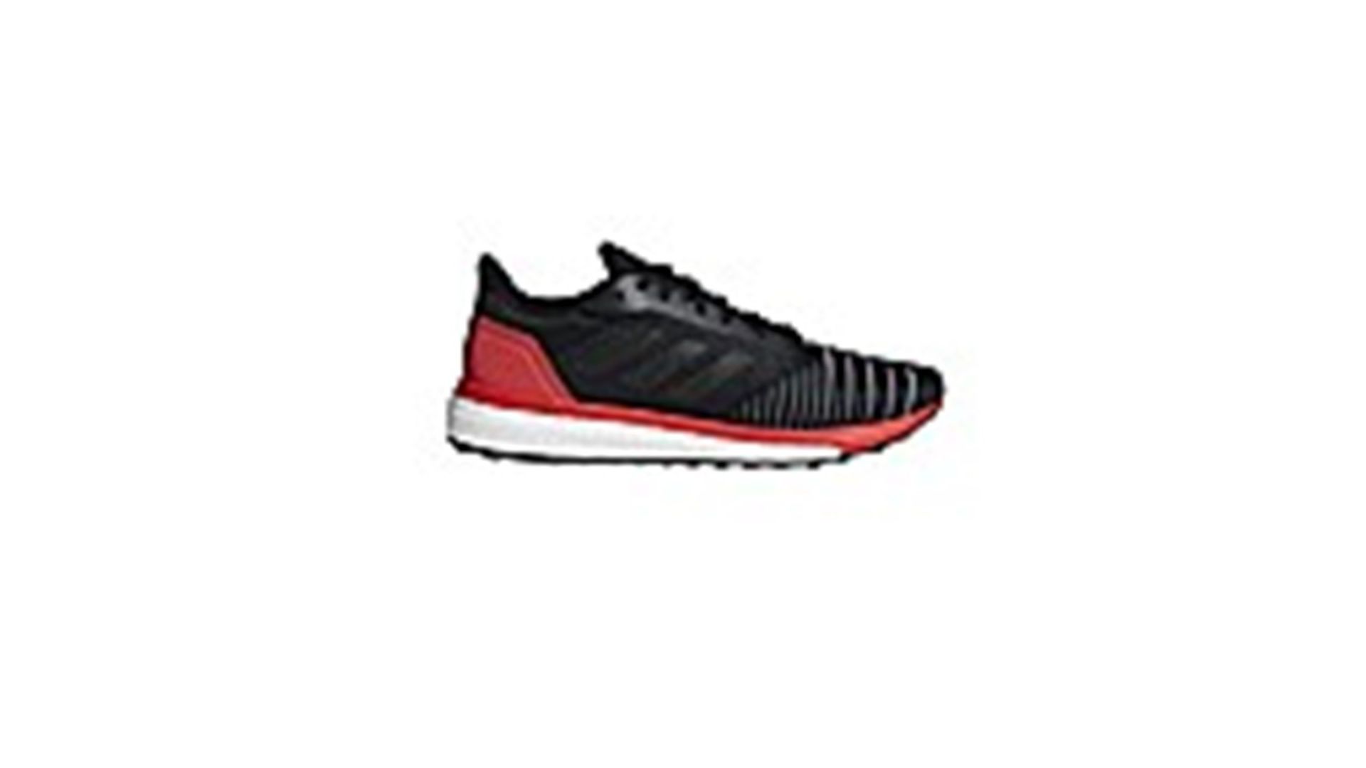 + VAT Brand New Pair Gents Adidas Solar Drive Trainers Black/Red Size 8