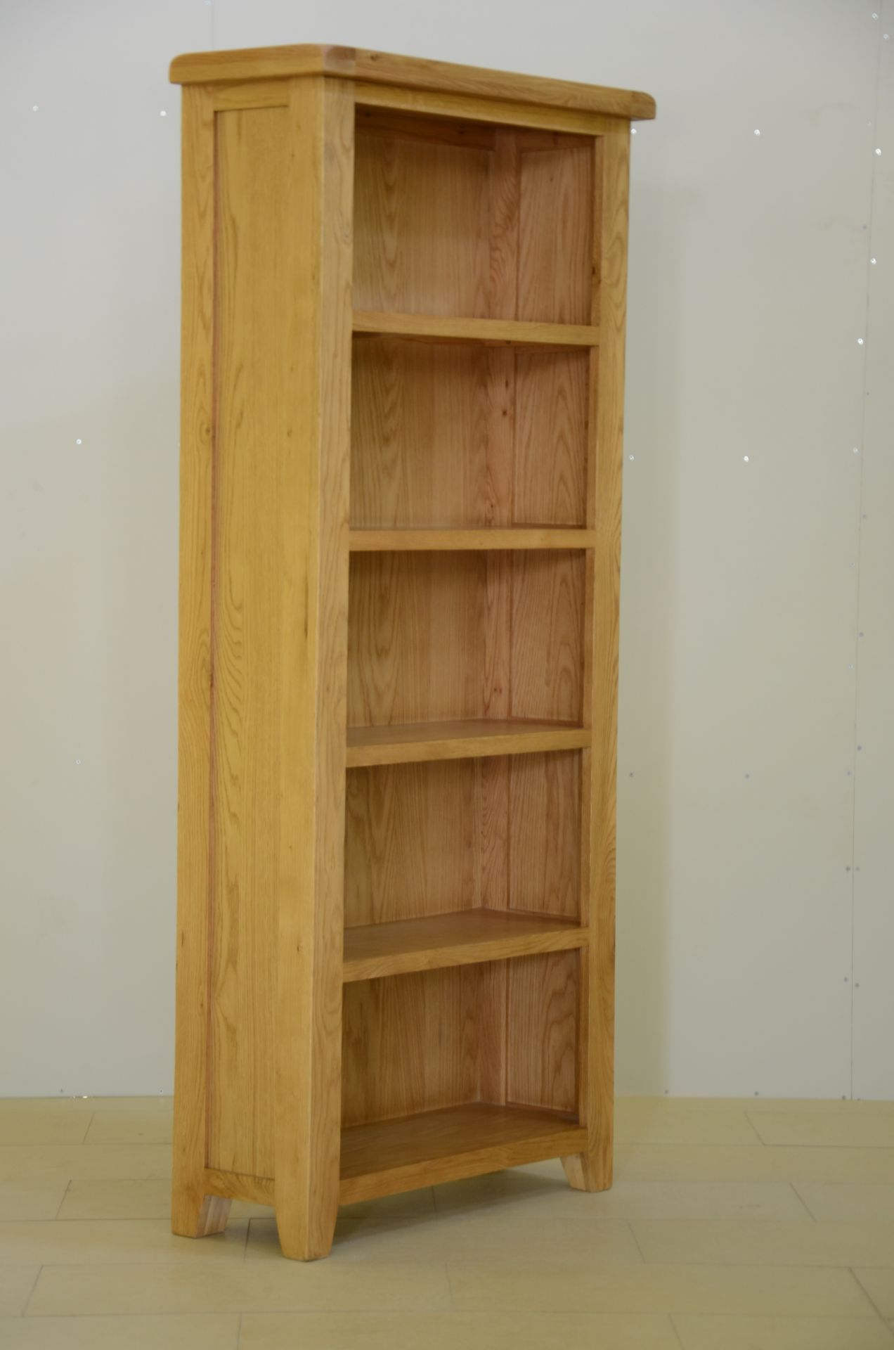 + VAT Brand New CS Designs "Windsor" Natural Oak Five Shelf Bookcase - Brand New Stunning Quality - - Image 2 of 2