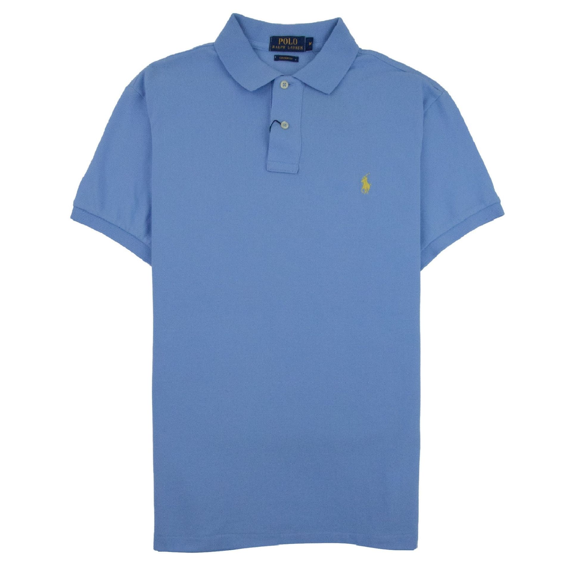 + VAT Brand New Ralph Lauren Custom-Fit Small Pony Polo Shirt - Chatham Blue - Size XL - Ribbed