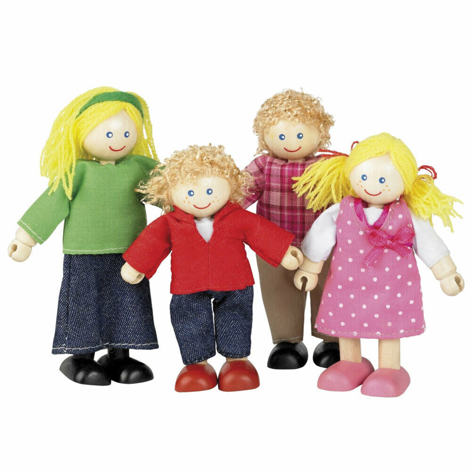 + VAT Grade A Tidlo Wooden Doll Family Set