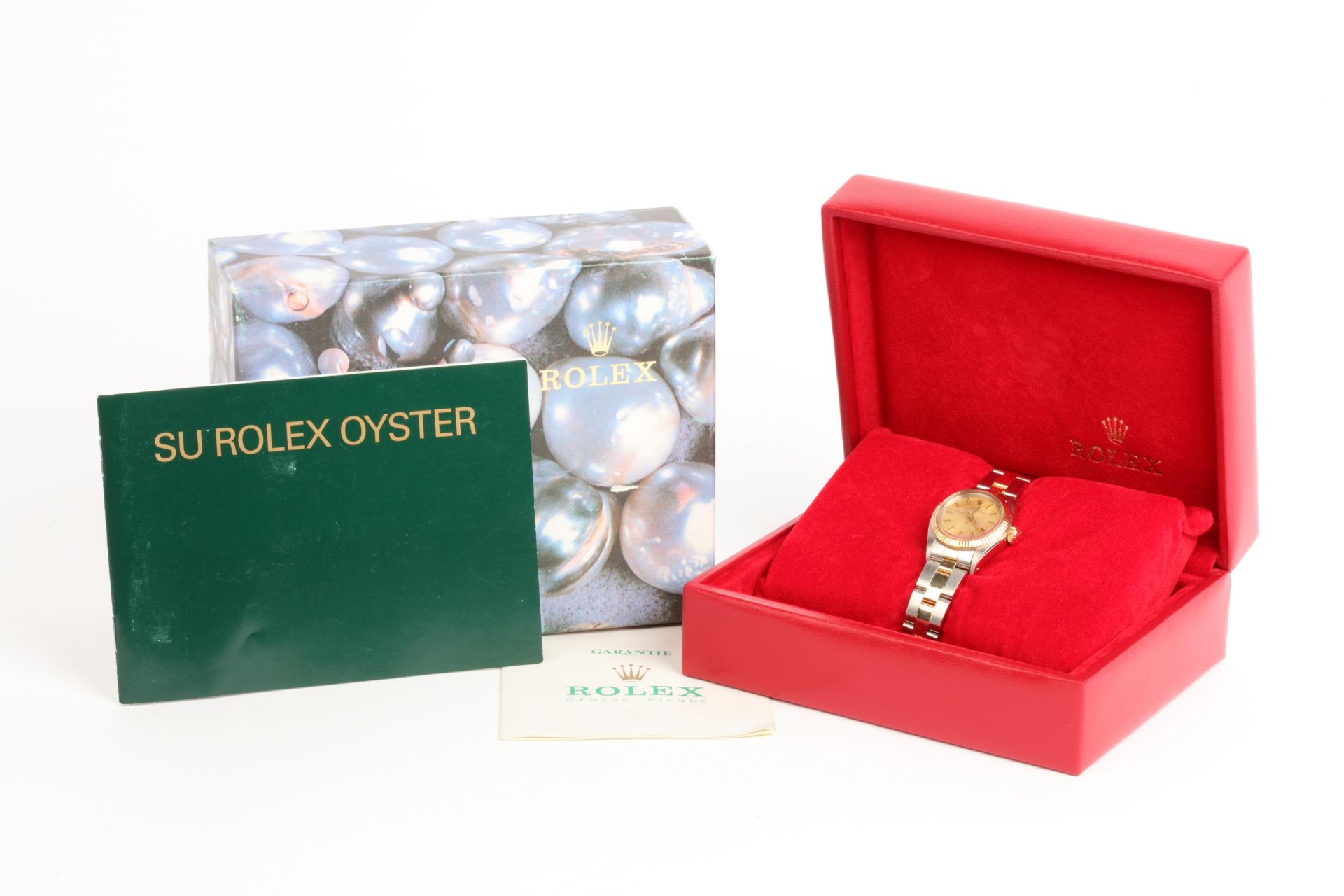 + VAT Ladies Rolex Oyster Perpetual Watch - Stainless Steel And Yellow Gold Strap - Yellow Gold - Image 4 of 4